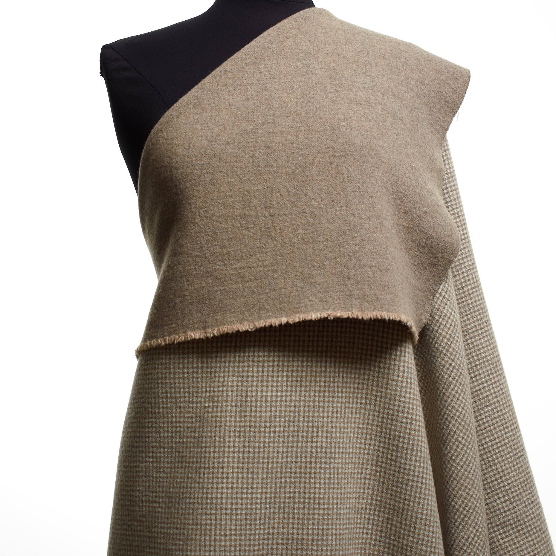 Двойной, Шерсть, Клетка, Gray Khaki