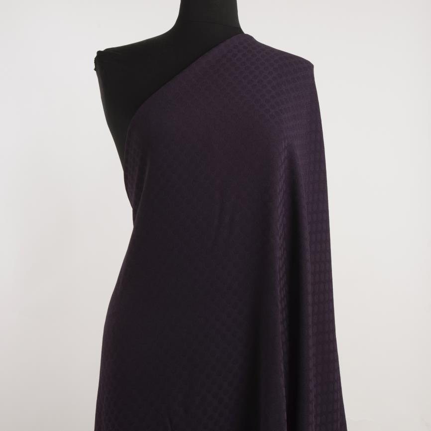 Jacquard, Tone on Tone, Dots, Blackberry