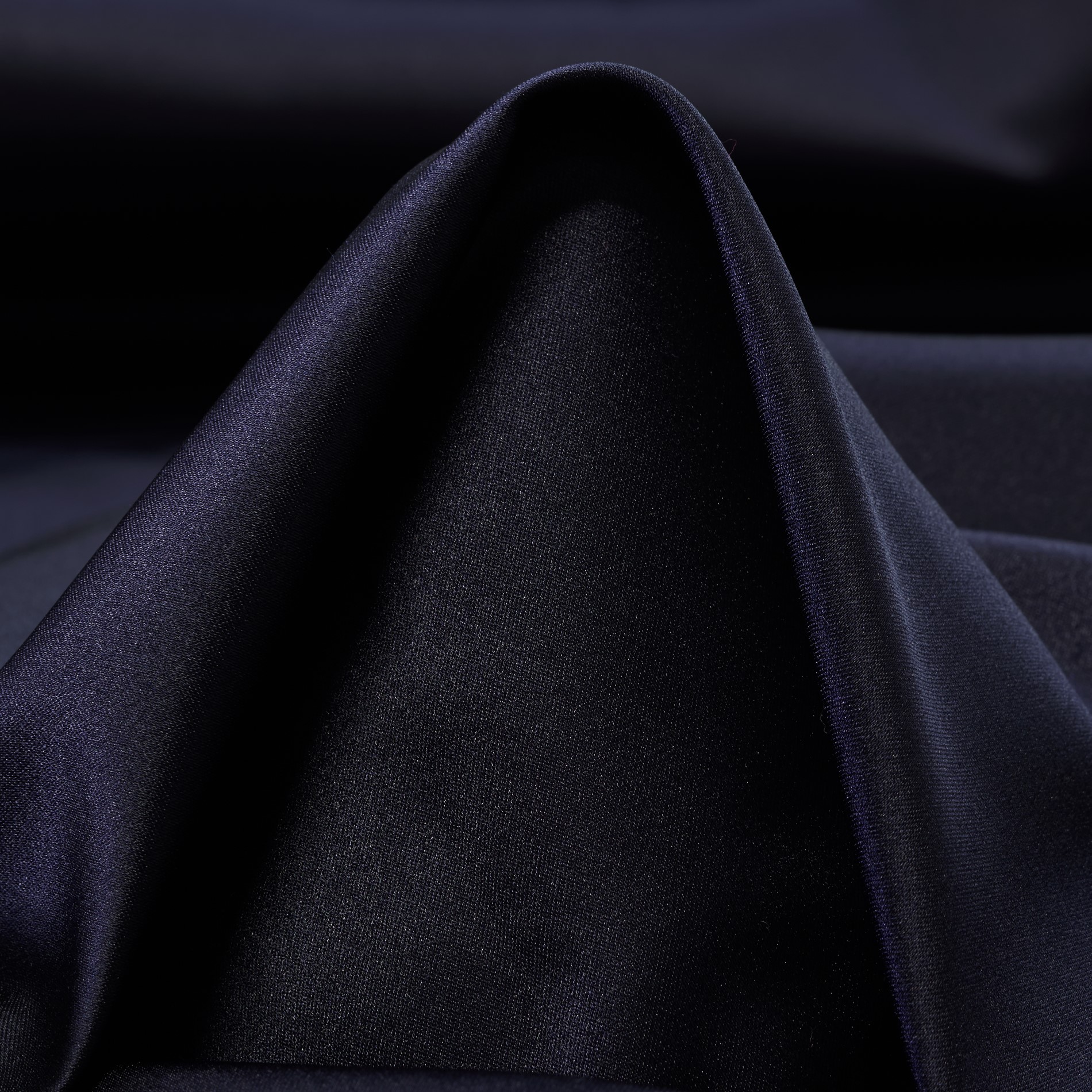 Шелк, Дюшес, Сатин, Dark Blue