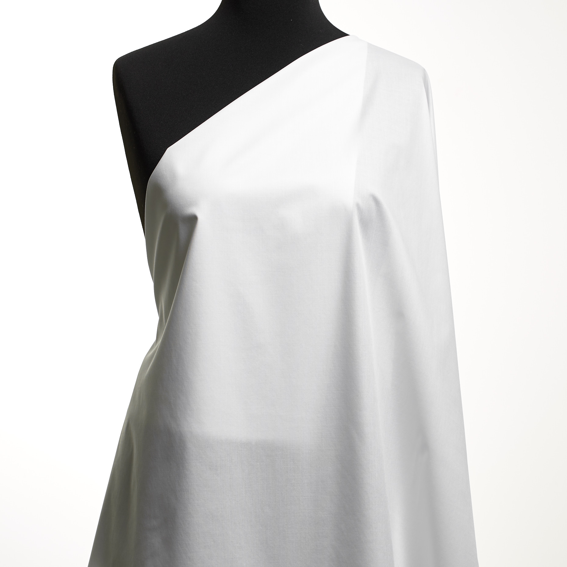Batiste, Cotton, Elastic, Brilliant White