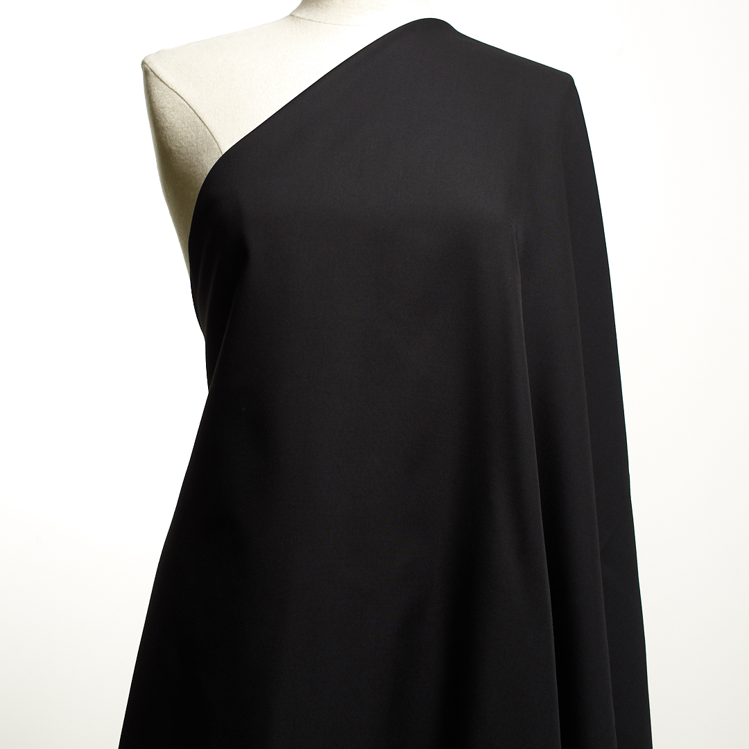 Twill, Viskose Mix, Raven Black