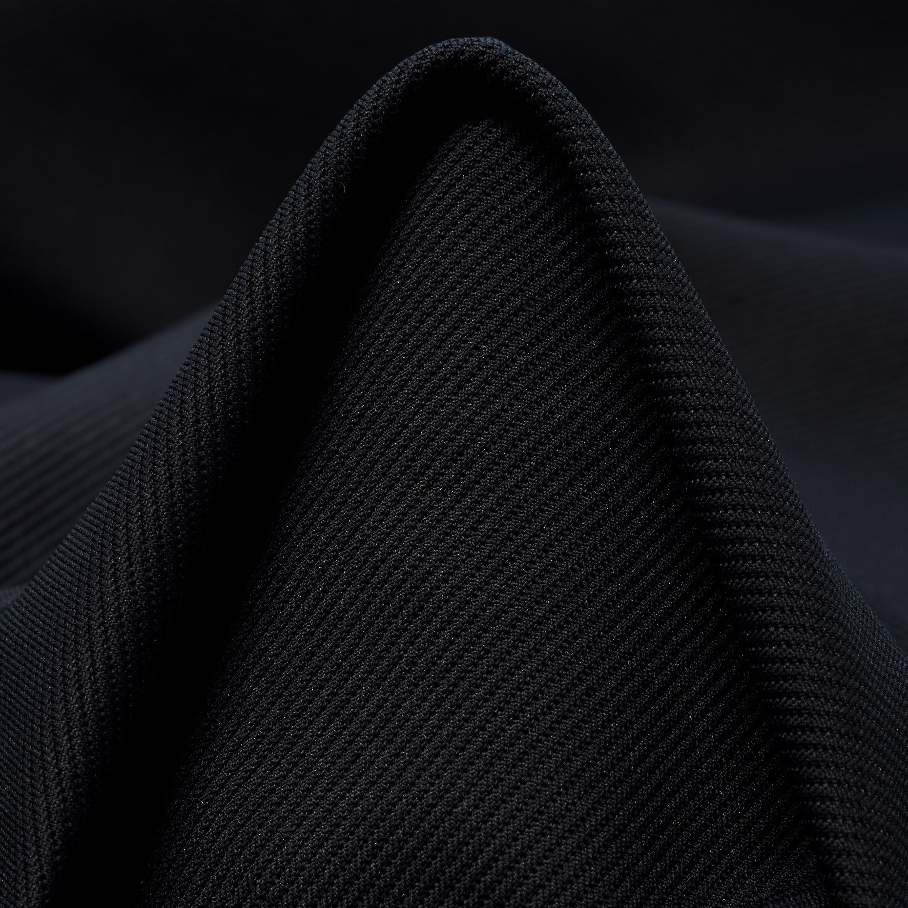 Double, Jersey, Elastik, Jet Black