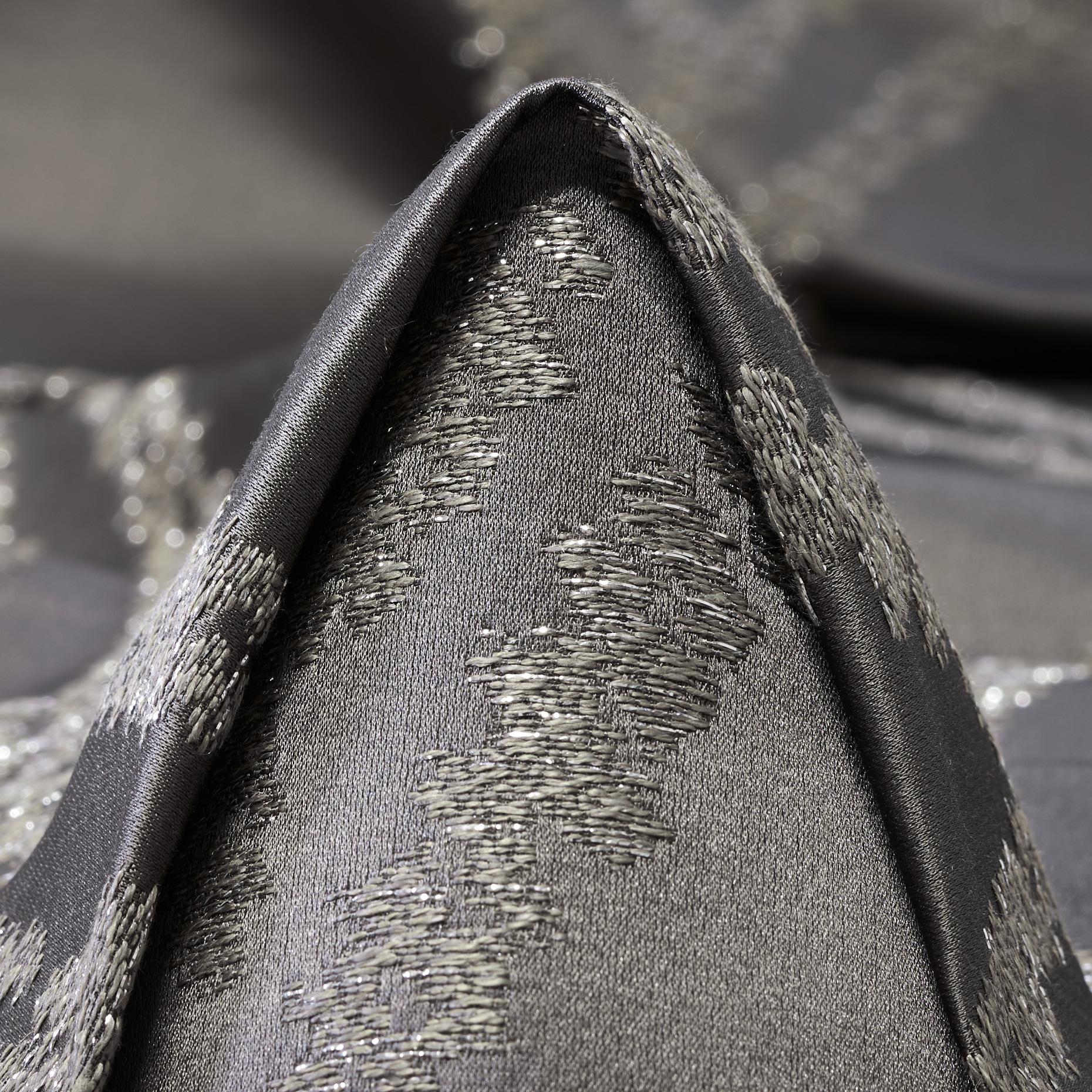 Jacquard, Lino, Luccicante, Walnut&Silver