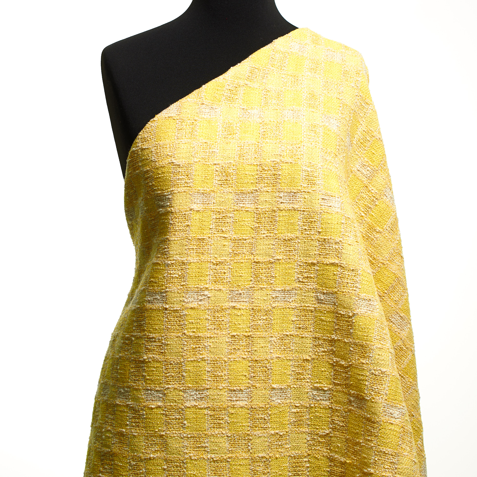 CHANEL, BOUCLÉ, VISCOSE, YELLOW CREAM