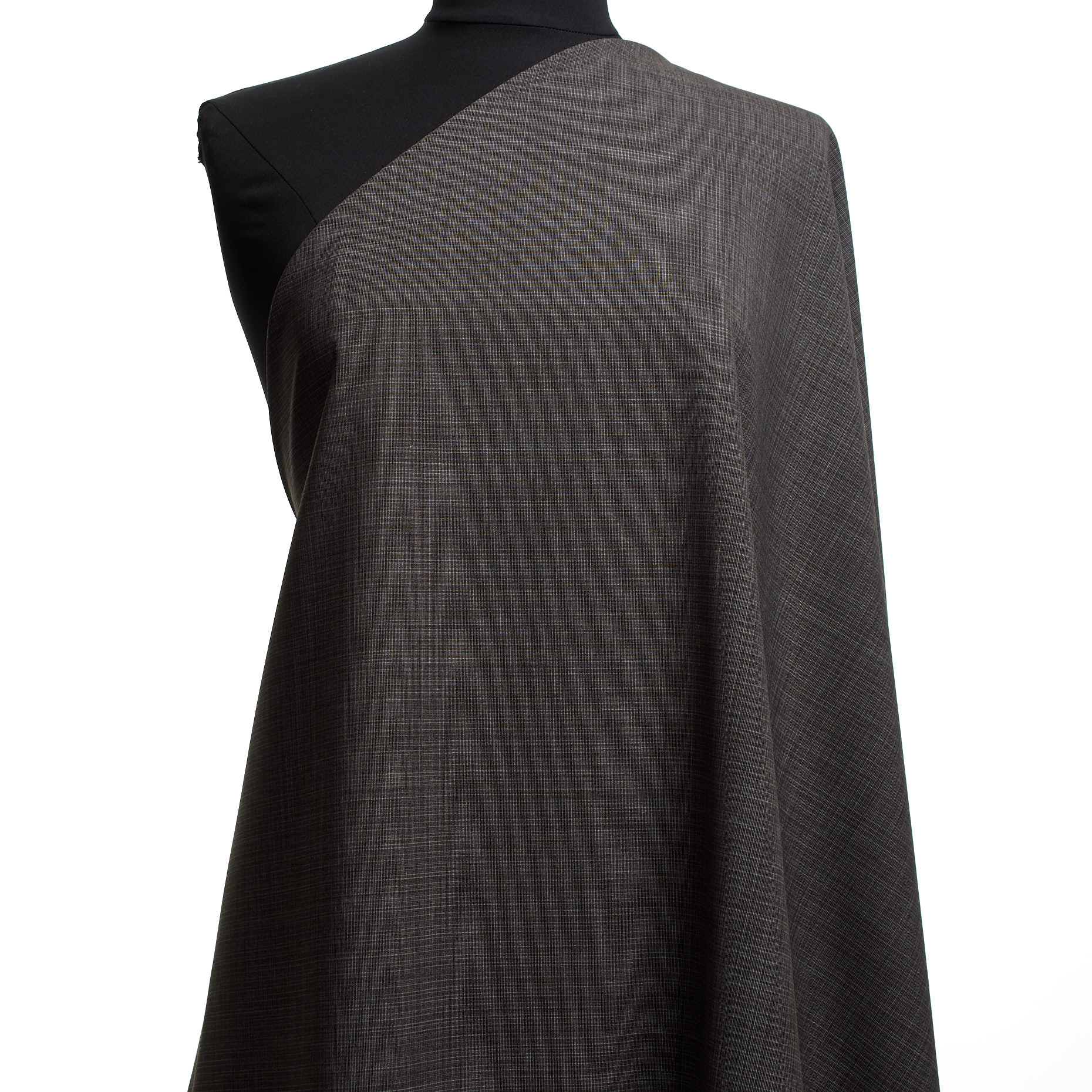 Cool Wool, Elastic, Check, Steeple Gray