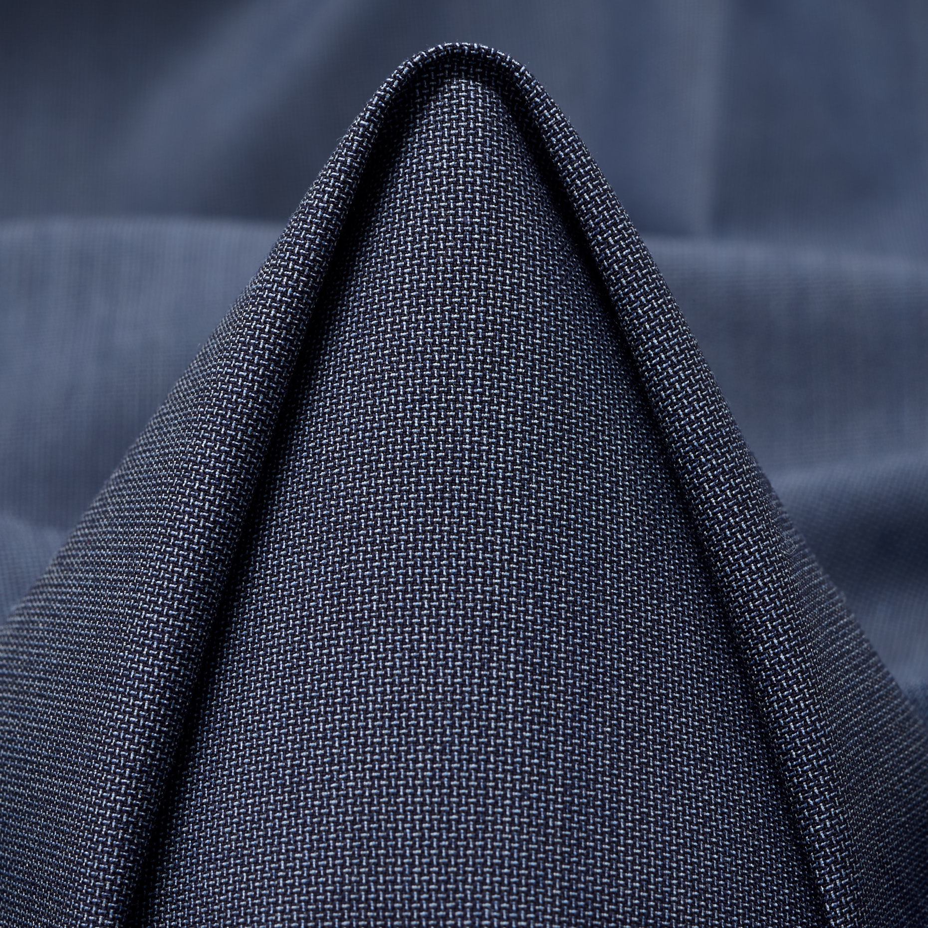 Popeline, Baumwolle, Elastik, Blue Indigo