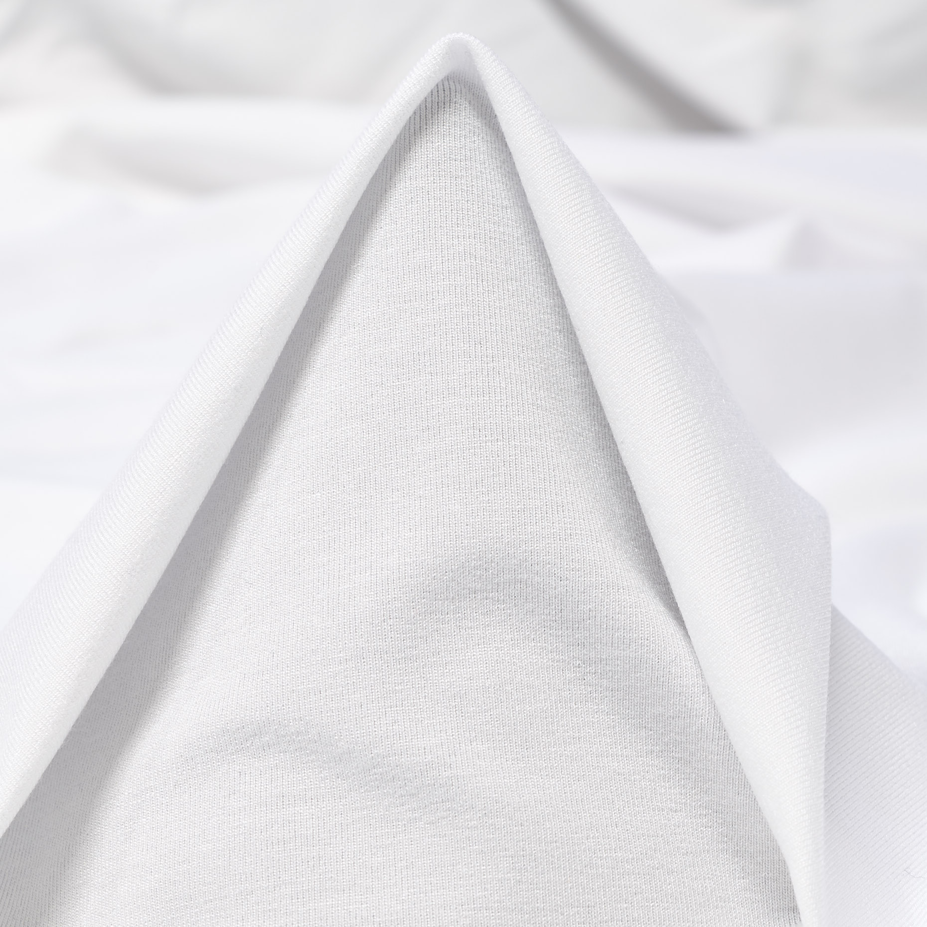 Single Jersey, Viskose, Elastik, Brilliant White
