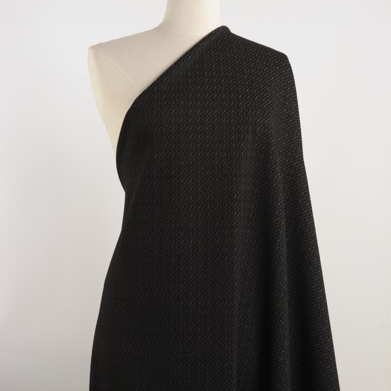 JERSEY, JACQUARD, BLACK SAND