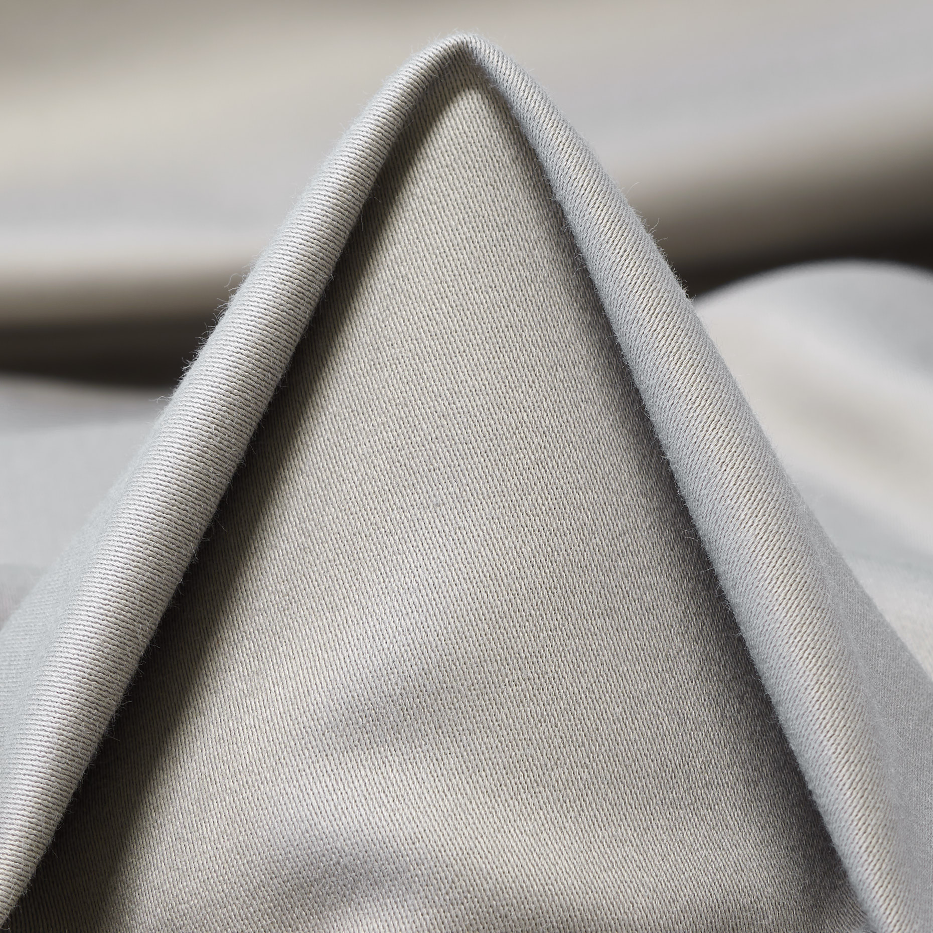 Satin, Coton Elastique, Silver Gray