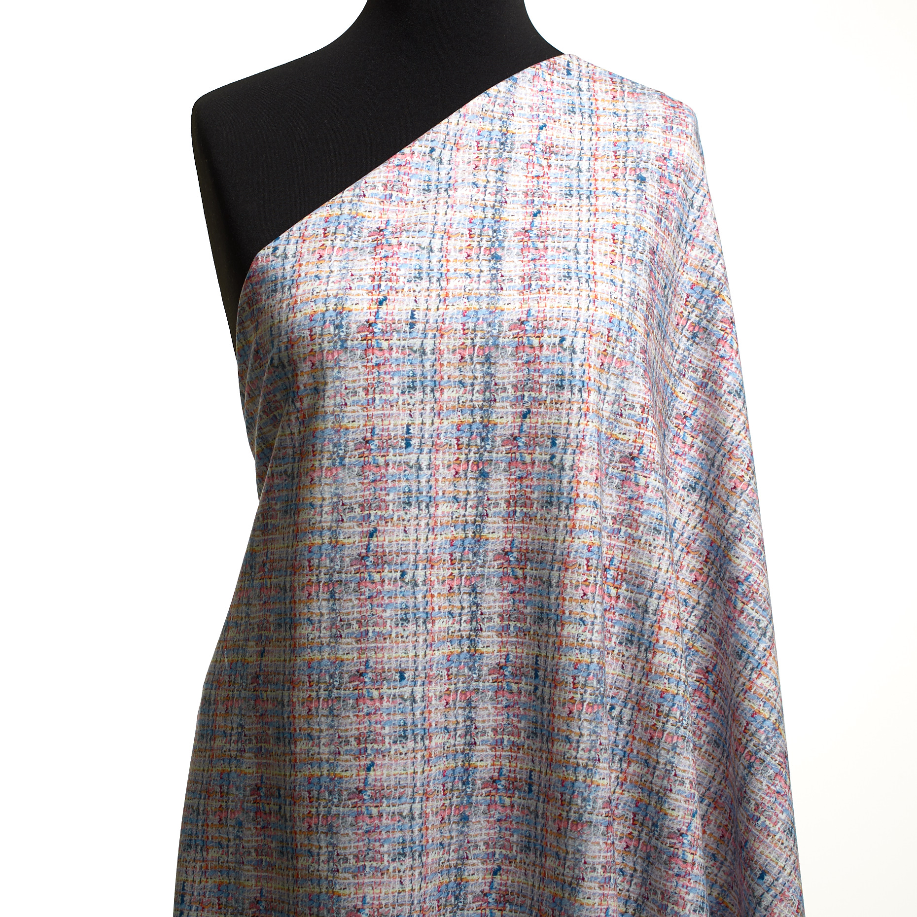 SINGLE JERSEY, COTTON, PRINTED, MULTICOLOR