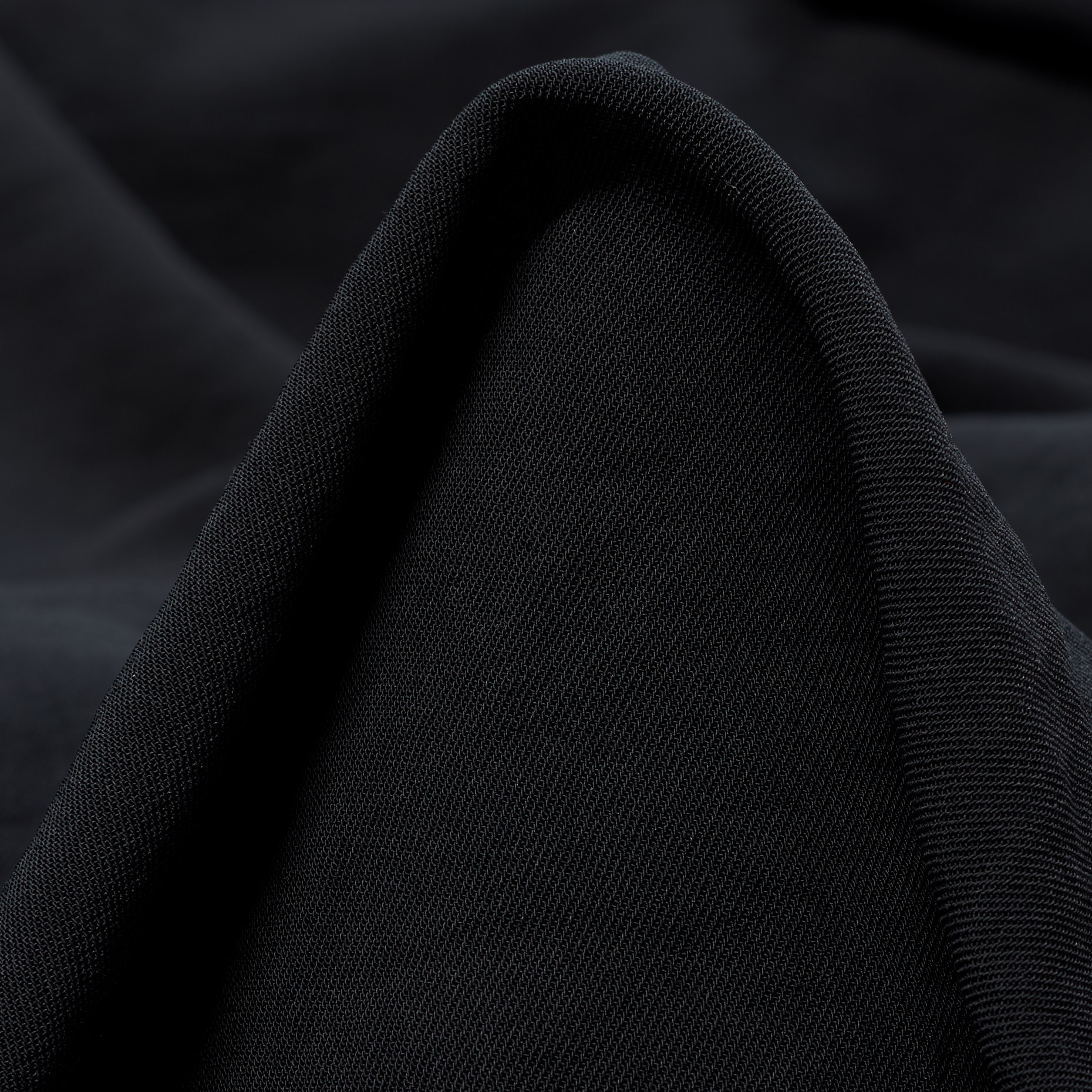 TWILL, CRÊPE, RAVEN BLACK (F000035495)