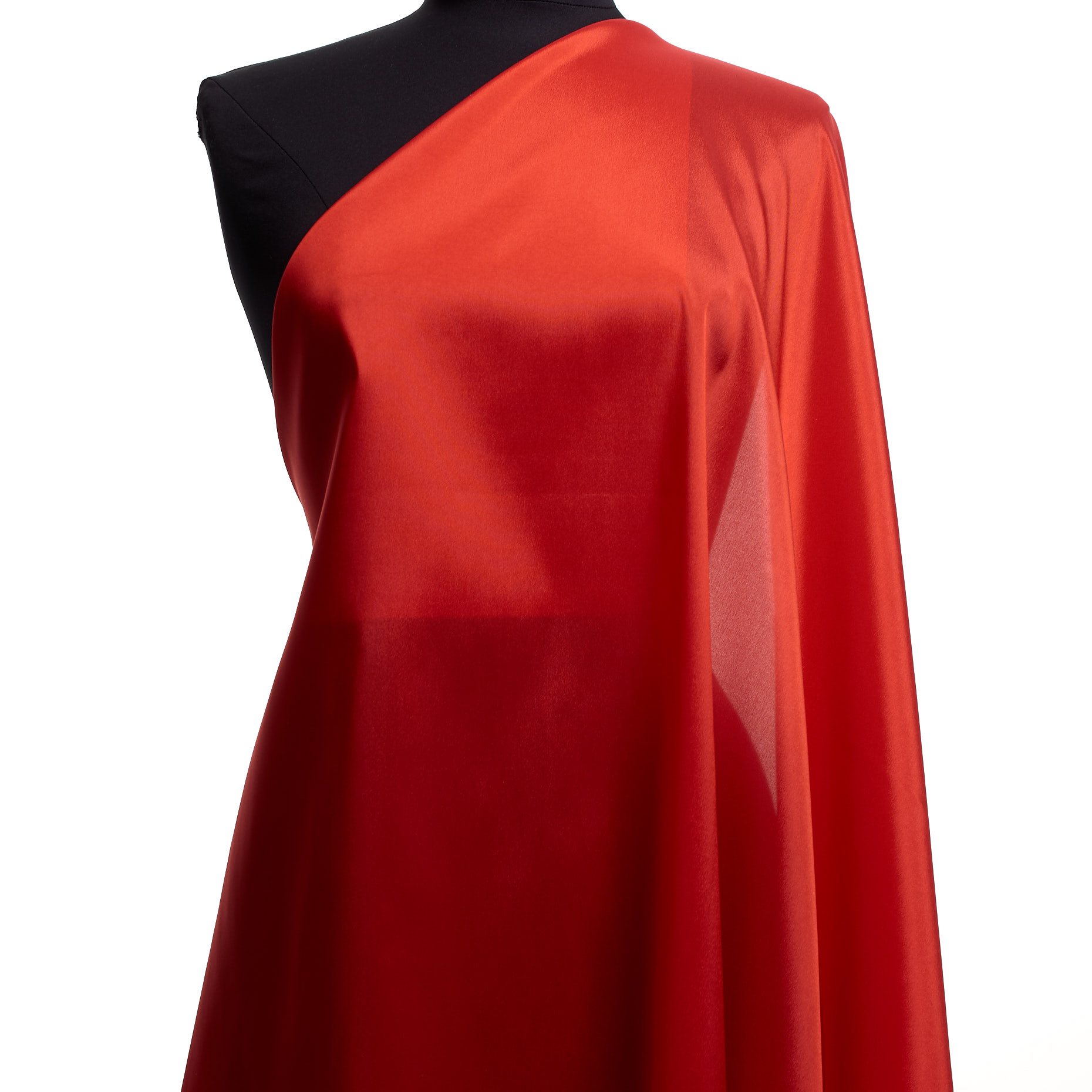 Lining, Acetate, Poppy Red