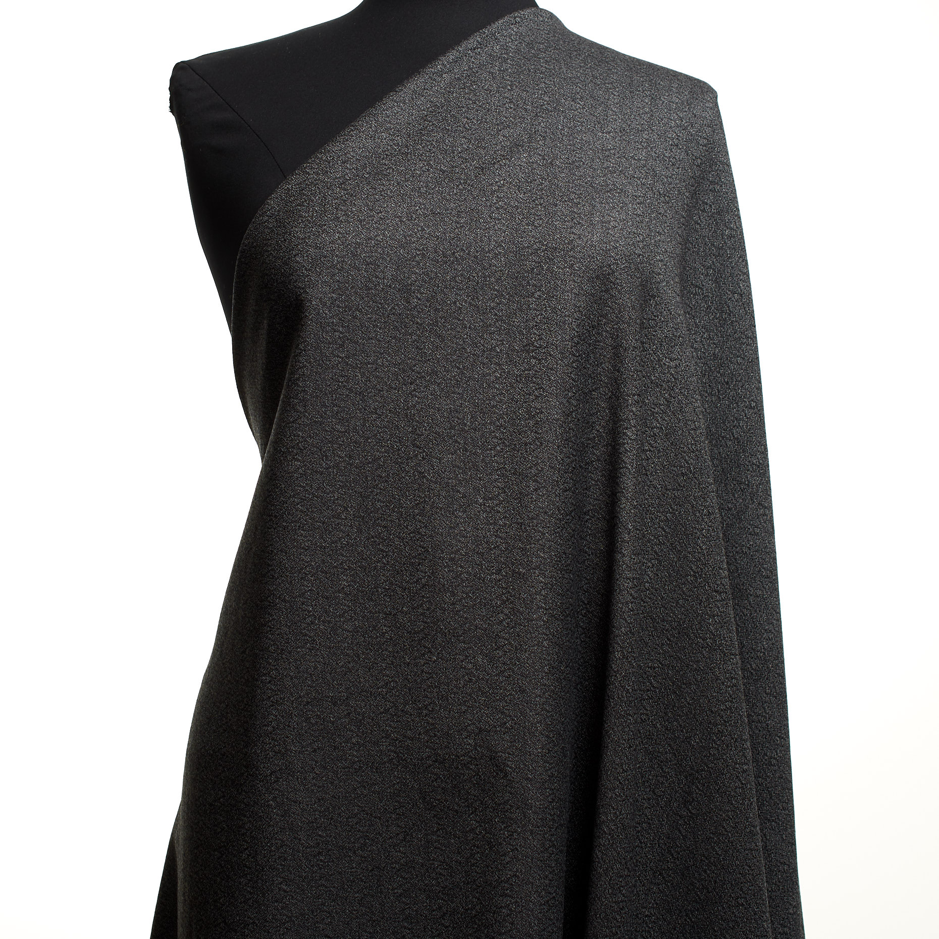 Lana Vergine, Melange, Stretch, Blackened Pearl