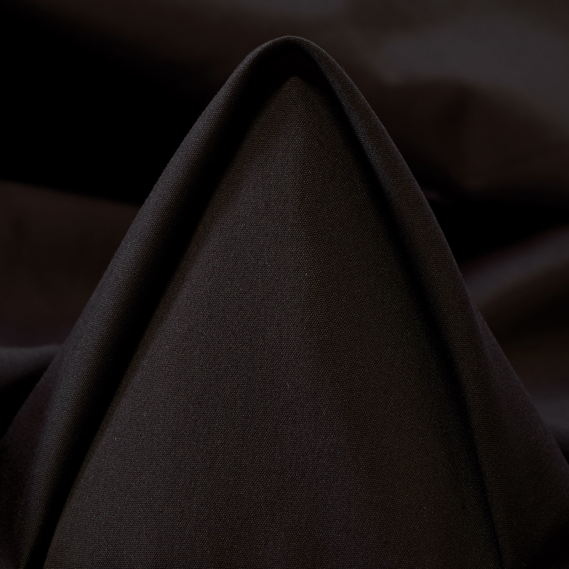 Popeline, Cotone, Stretch, Seal Brown