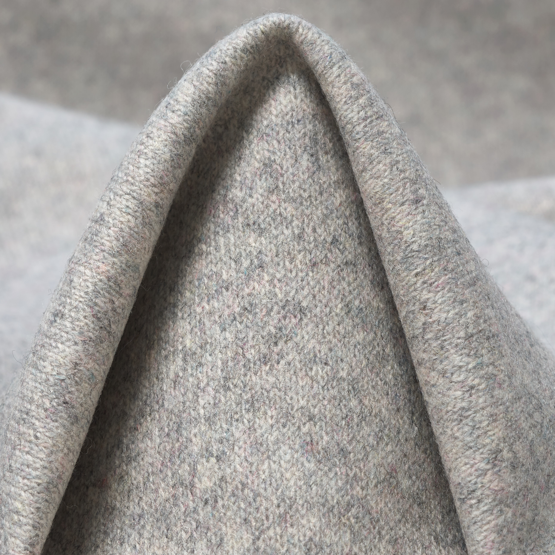 Cashmere, Double, Boiled Wool, Harbor Mist