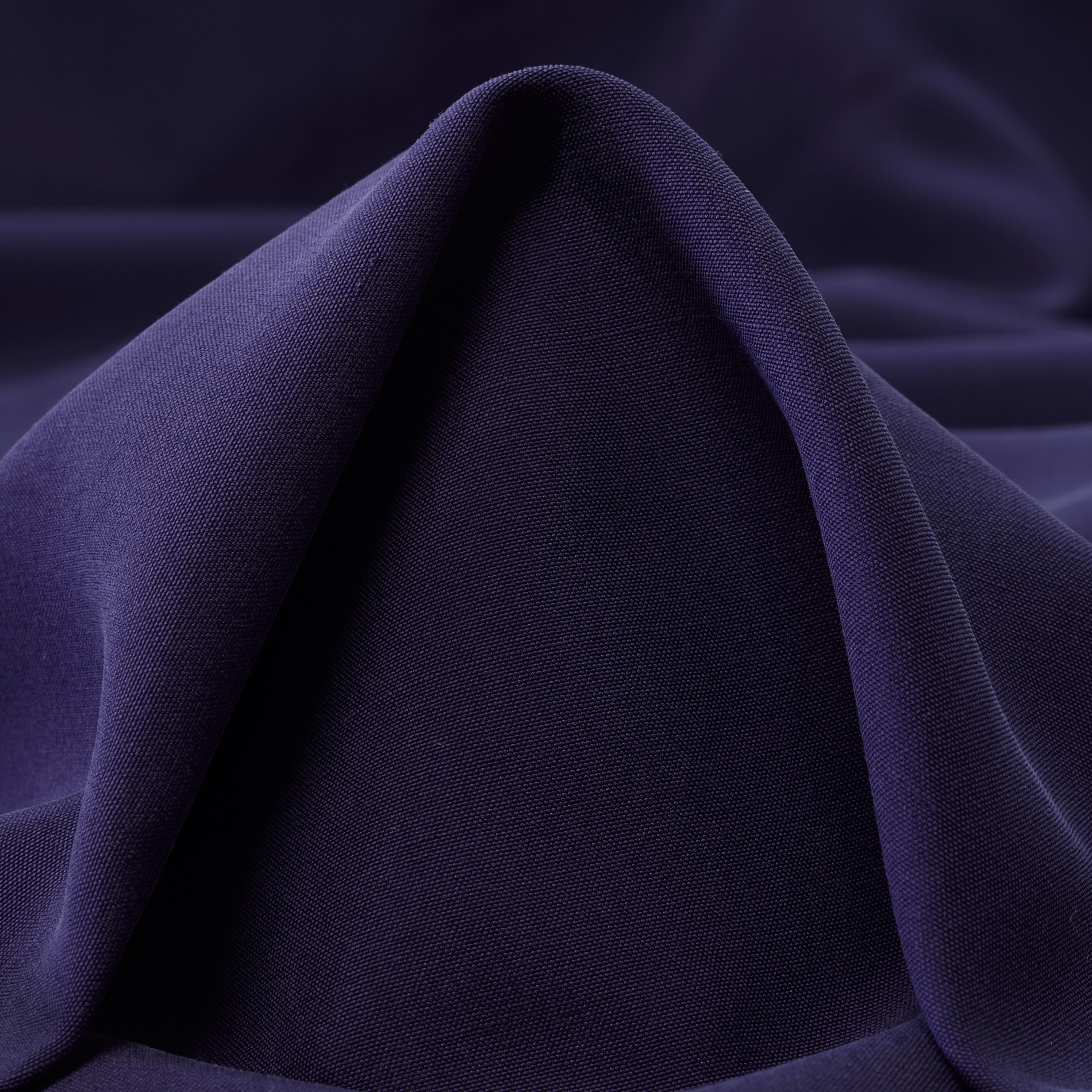 SILK, SHANTUNG, BLUE DEPTHS