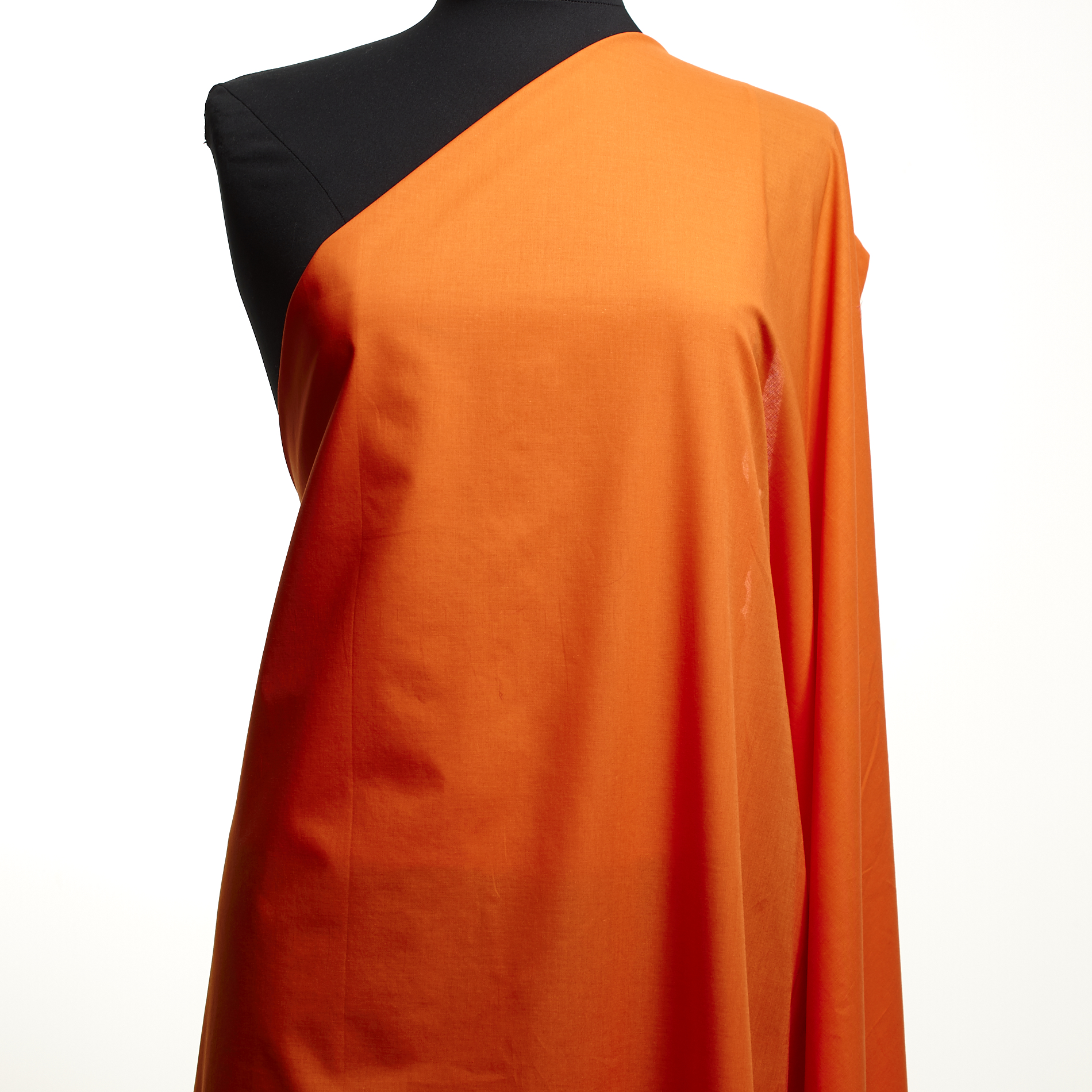 MUSLIN, COTTON, MANDARIN ORANGE
