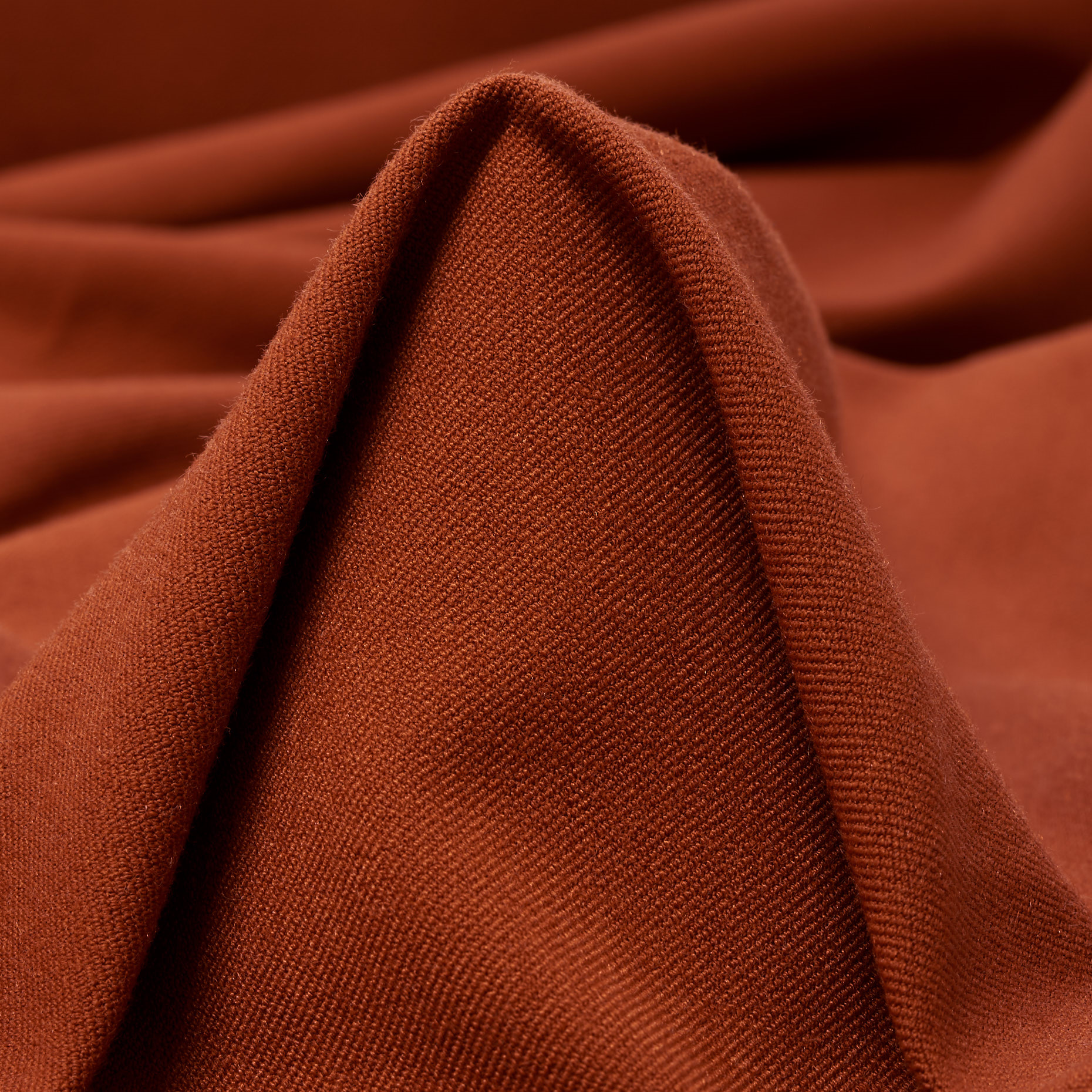 TWILL, VISCOSE BLEND, ELASTIC, BURNT BRICK (F000040045)