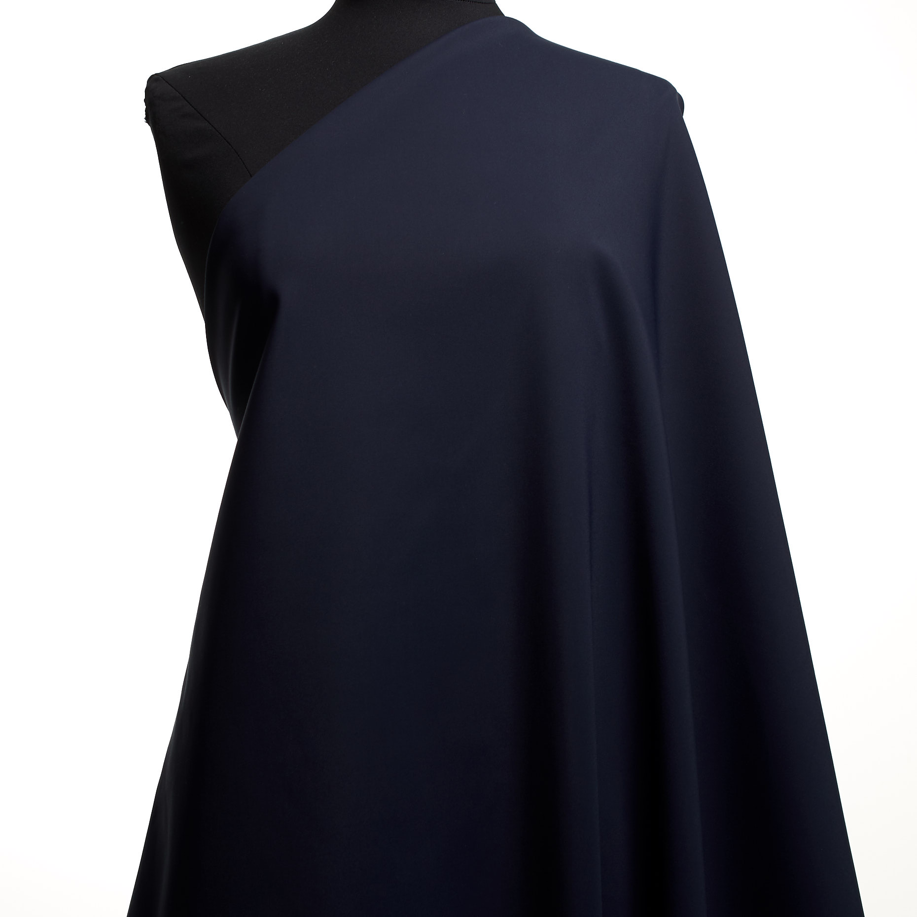 Cotton, Elastic, Indigo Blue