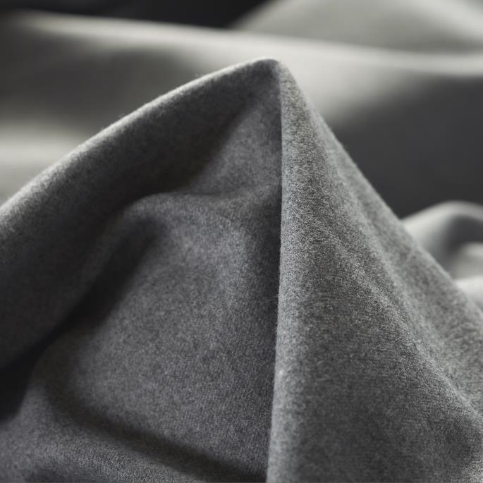 FLANNEL, VISCOSE BLEND, ELASTIC, CHISELED STONE