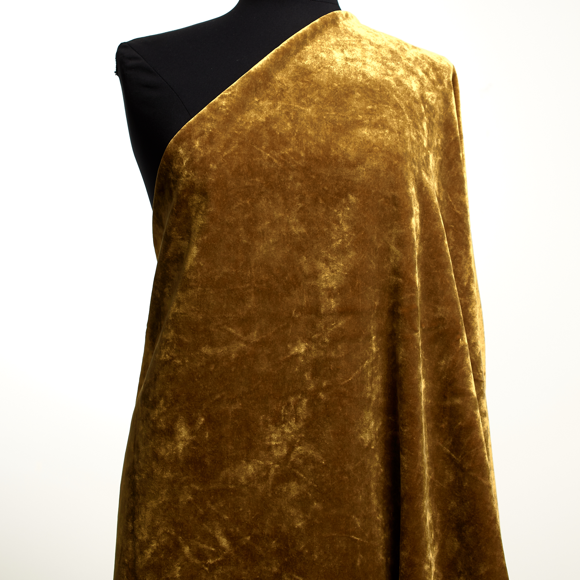 Velours, Viscose , Bronze Brown