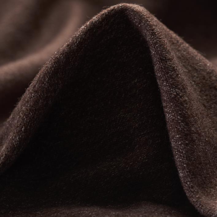 JERSEY, WOOL, MELANGE, BURNT BRICK