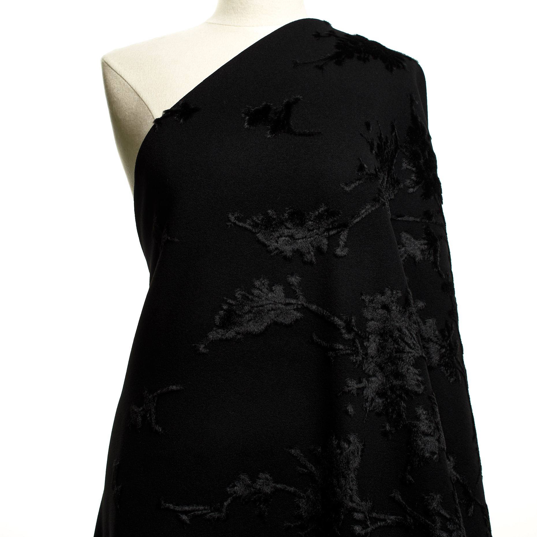 Lana, Stampato Flock, Jet Black