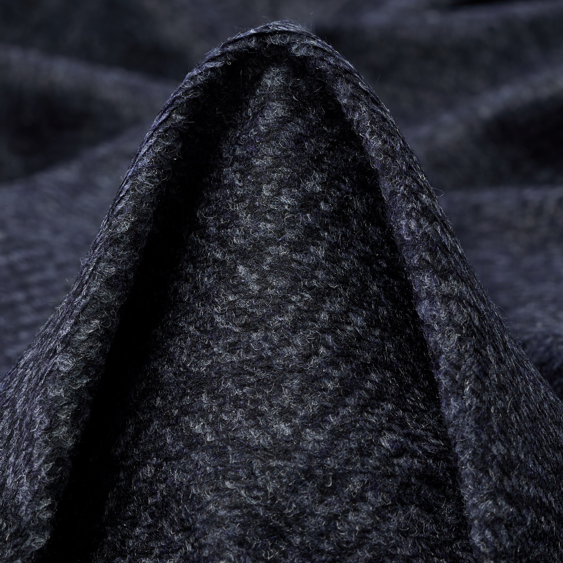 Jersey, Wolle Mix, Brushed, Outer Space
