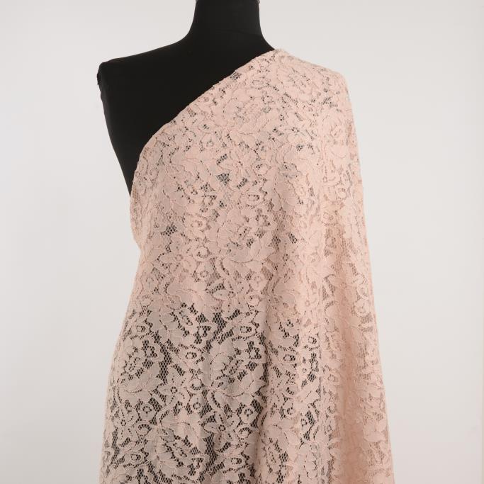 LACE, COTTON, FLORAL, MAUVE CHALK