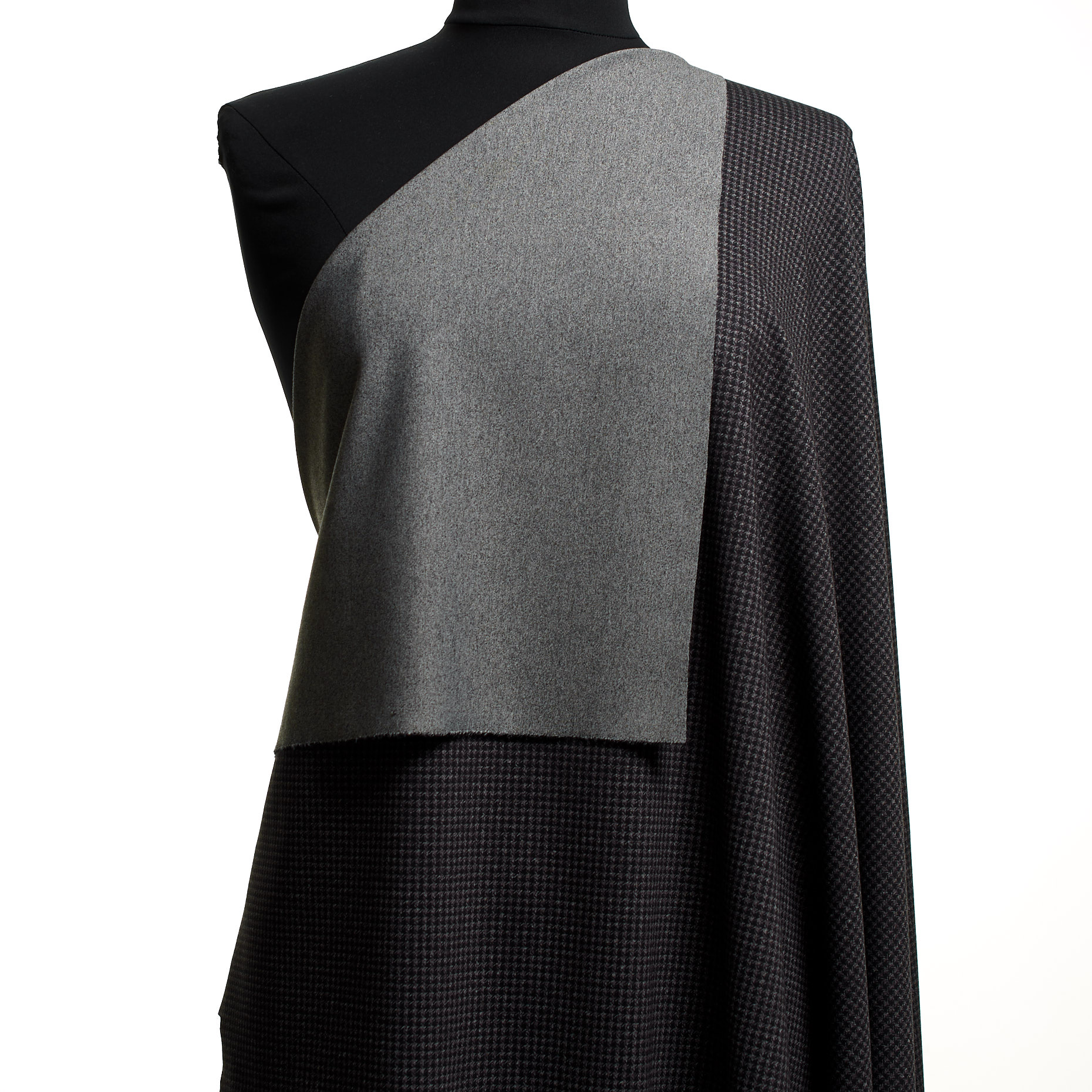 Jersey, Elastic, Printed, Blackened Pearl