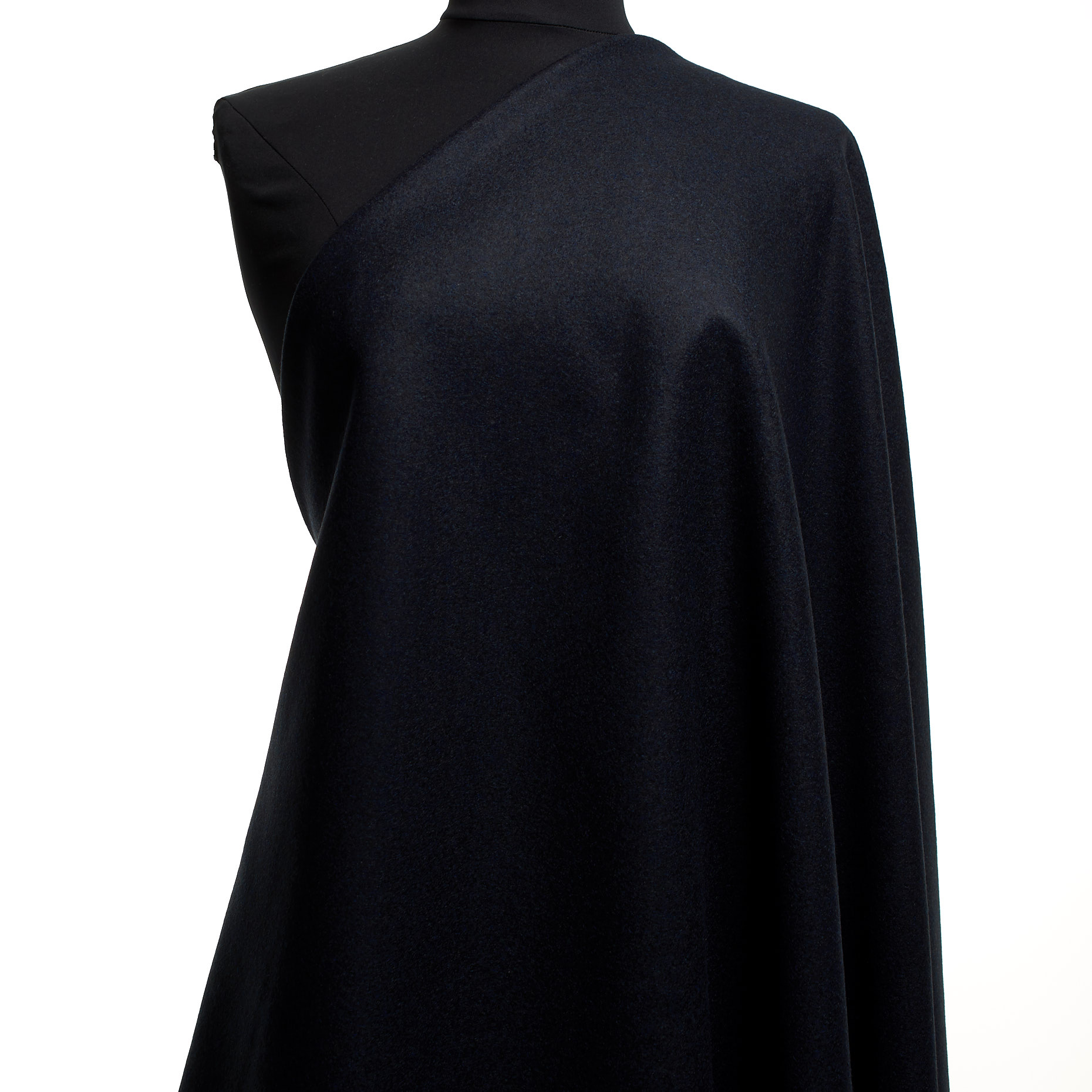 Jersey, Wool Blend, Brushed, Dark Sapphire