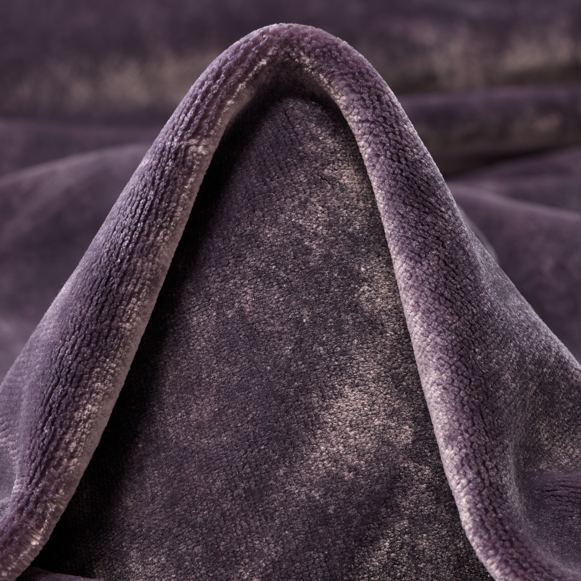 Velours, Viscose , Dusty Plum
