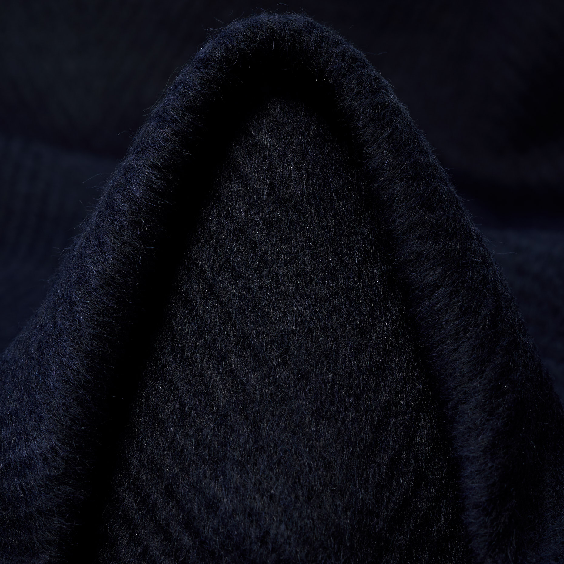 Chevron, Mélange de Laine, Ton sur Ton , Parisian Night (F000045083)