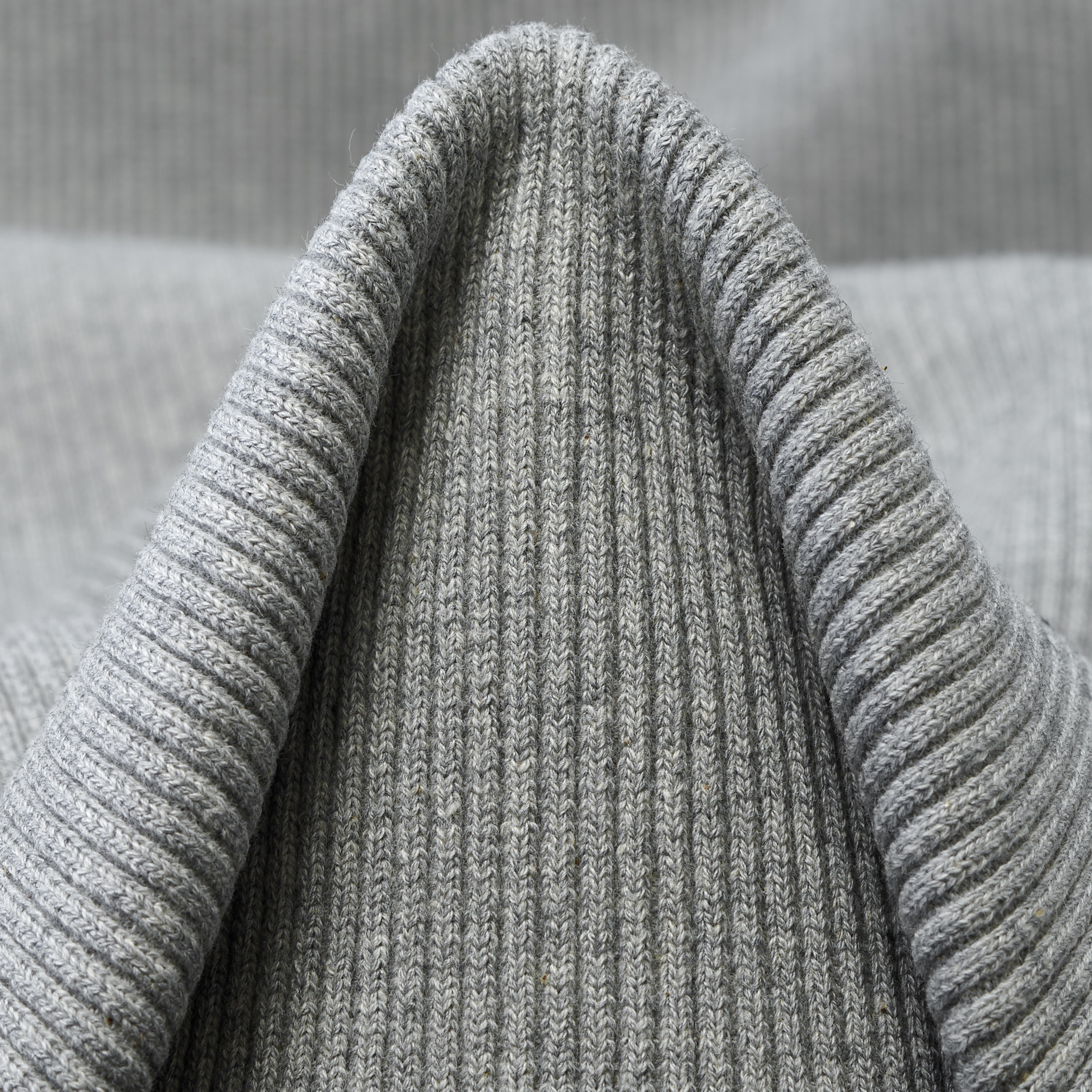 Prążkowany jersey, Bawełna, Stretch, Mirage Gray