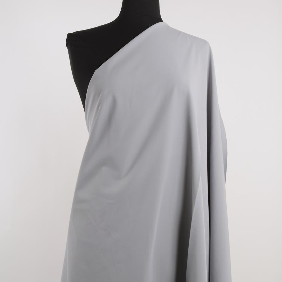 GABARDINE, COTTON BLEND, BI-STRETCH, SILVER