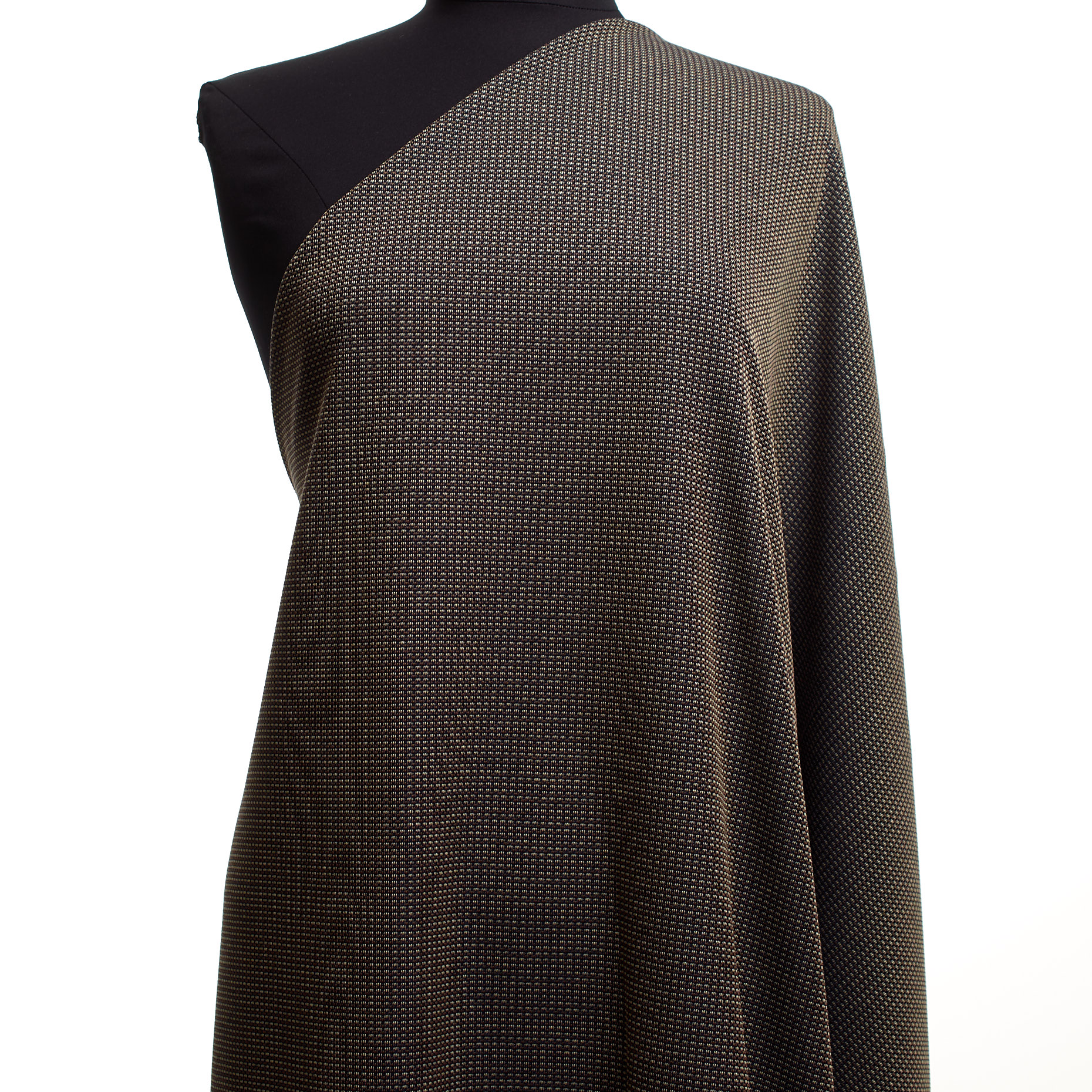 Jacquard, Jersey, Cotton, Mood Indigo&Antique White