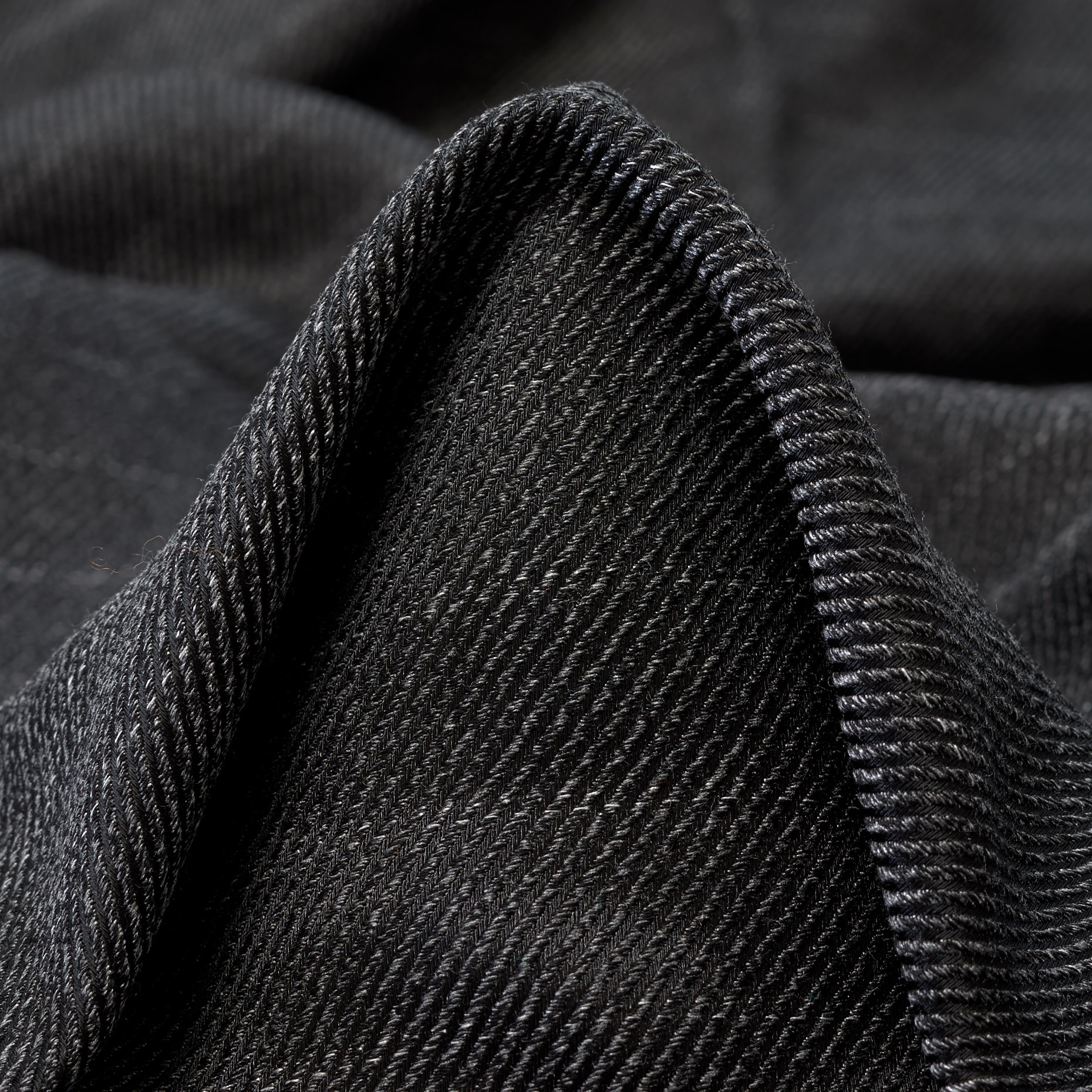 Twill, Viscose, Blackened Pearl