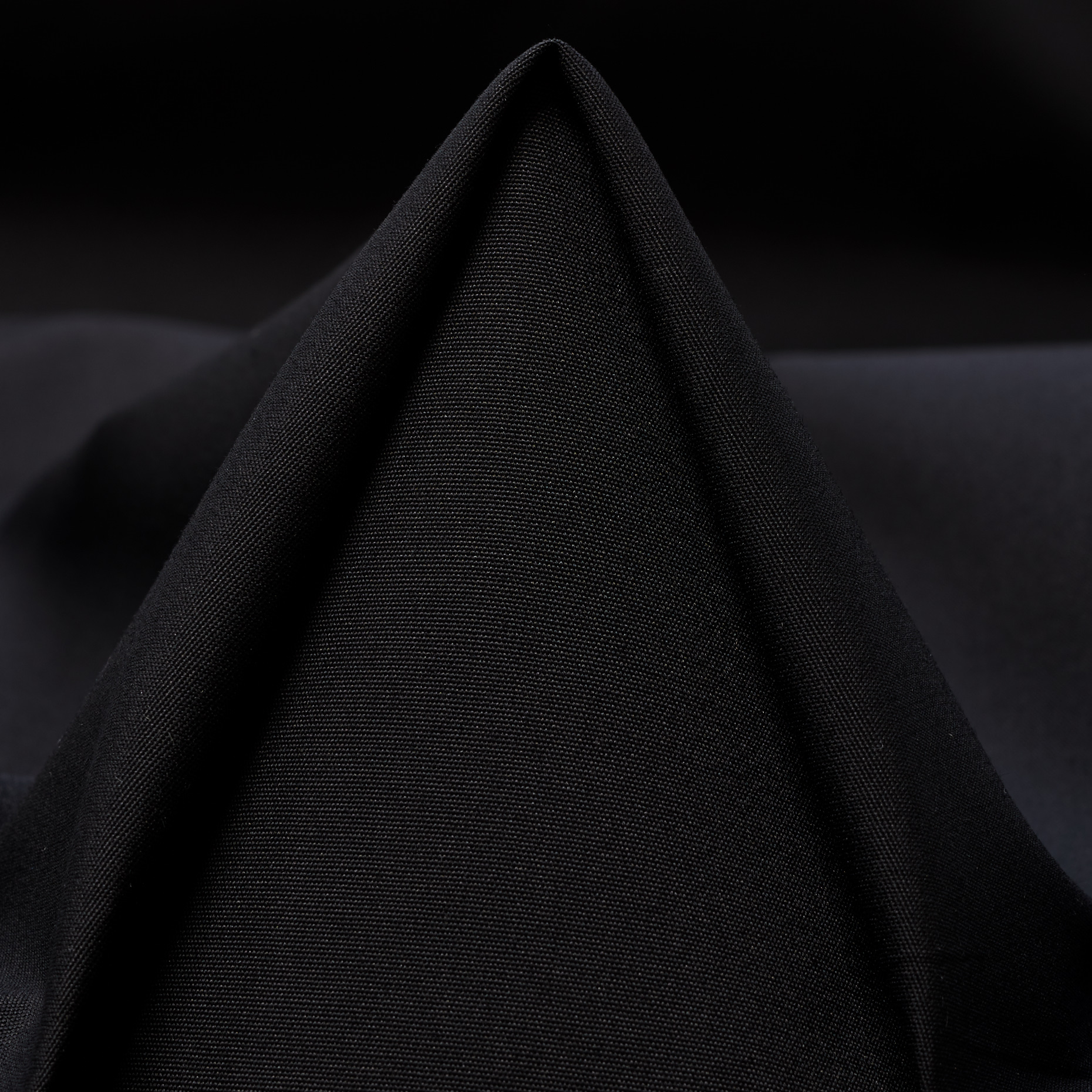 Cotone, Tessuto Rigido, Jet Black (F000053035)