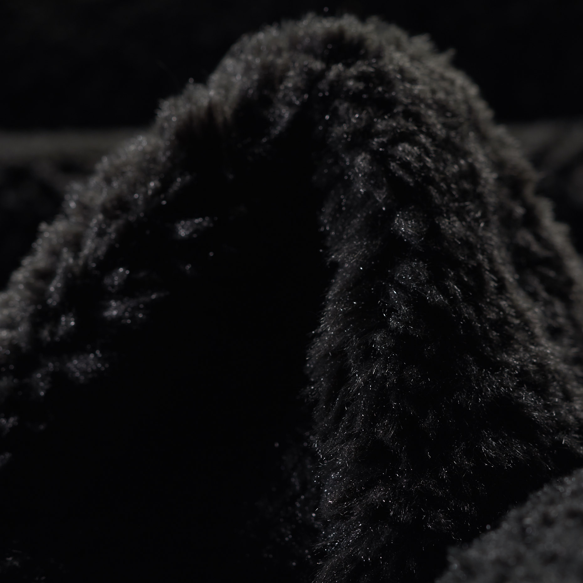 FAKE FUR, TEDDY, JET BLACK