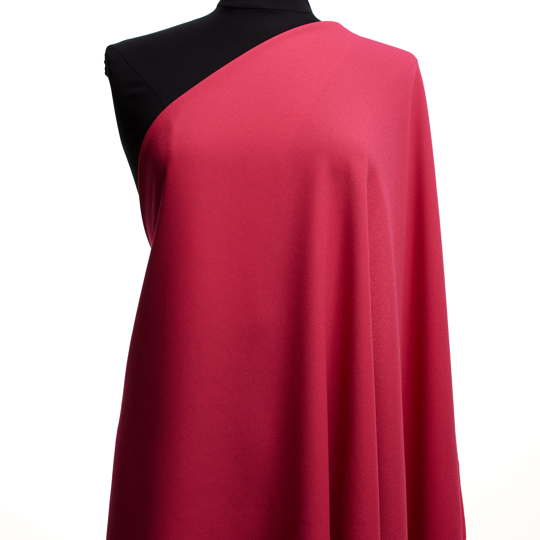 Crêpe, Satin, Magenta