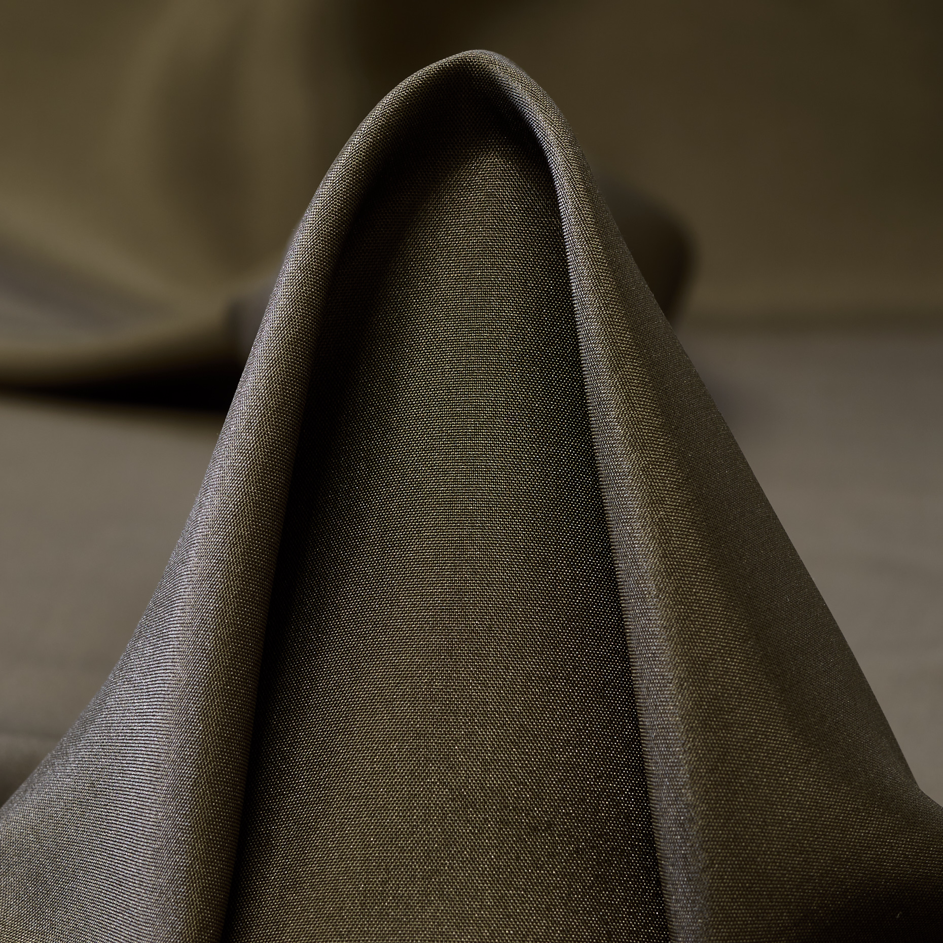 Pongee, Seta, Burnt Olive (F000048558)