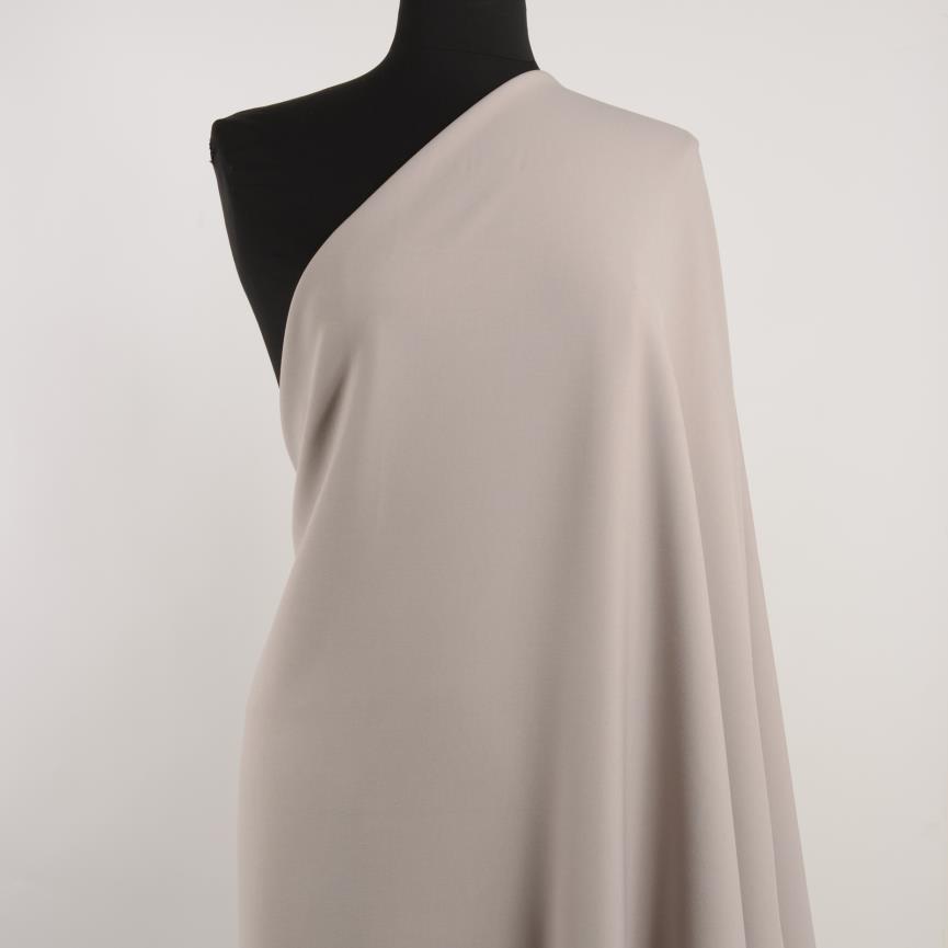 Crêpe, Viscose Blend, Elastic, Silver Gray