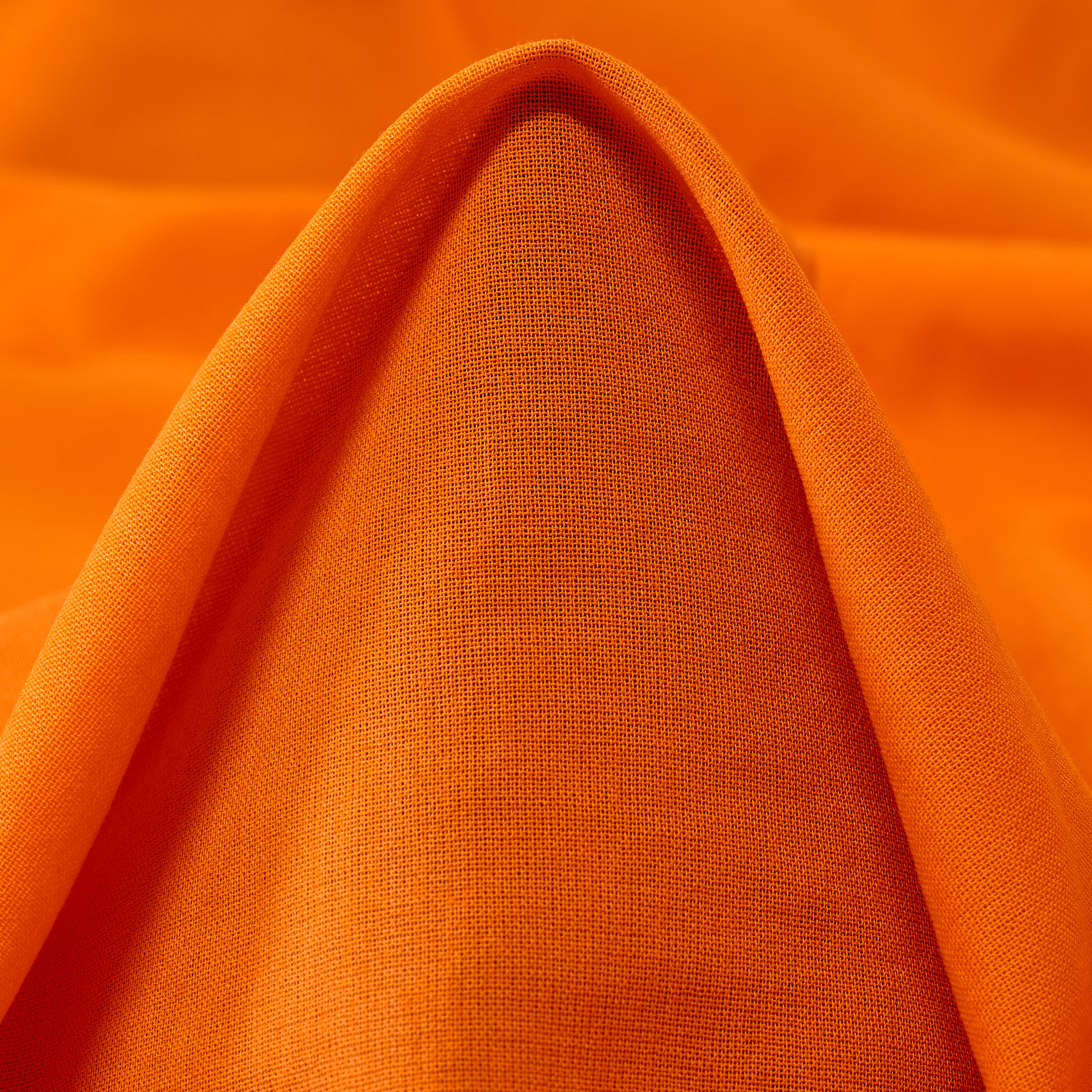 Krepa, Bawełna, Mandarin Orange