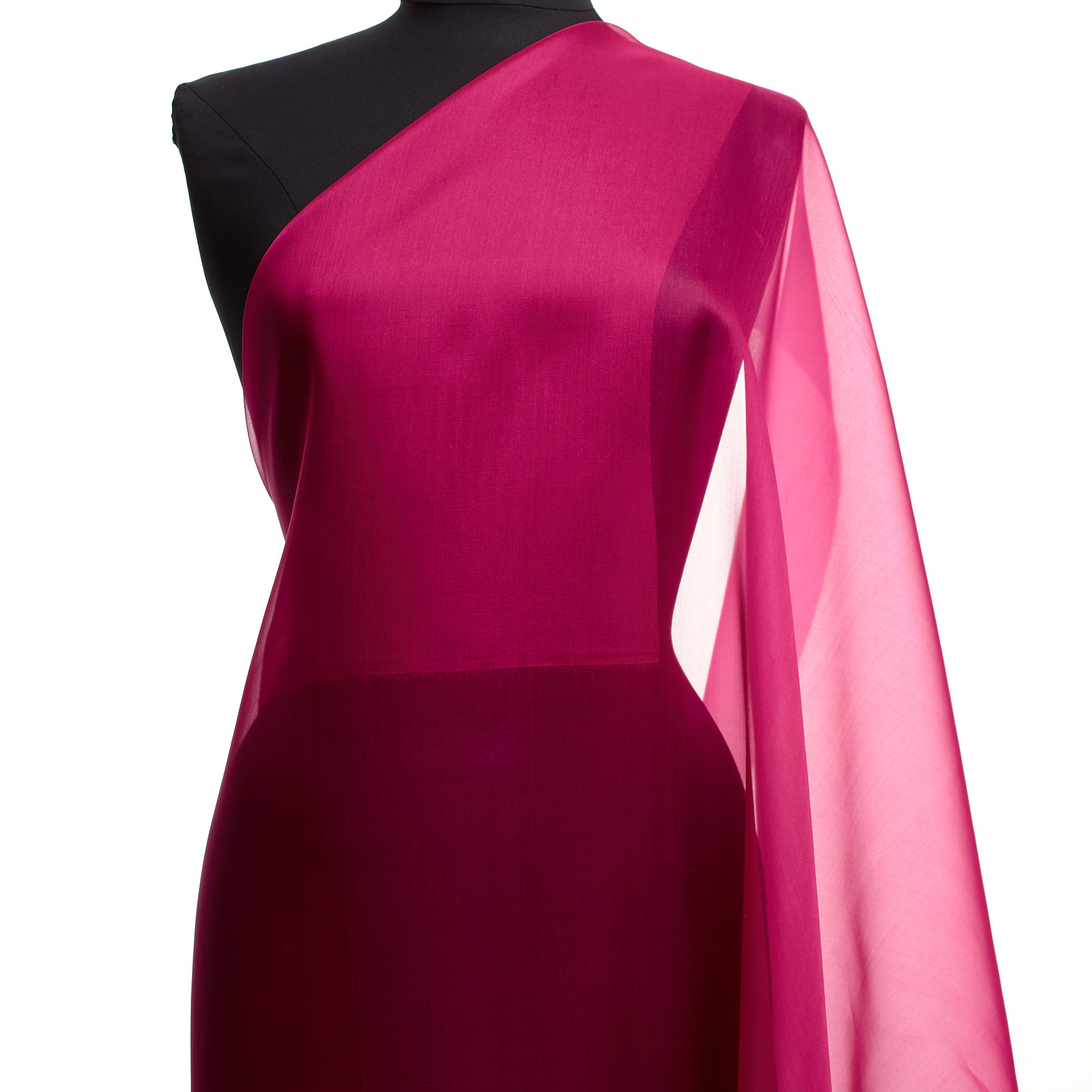 Organza, Silk, Very Berry
