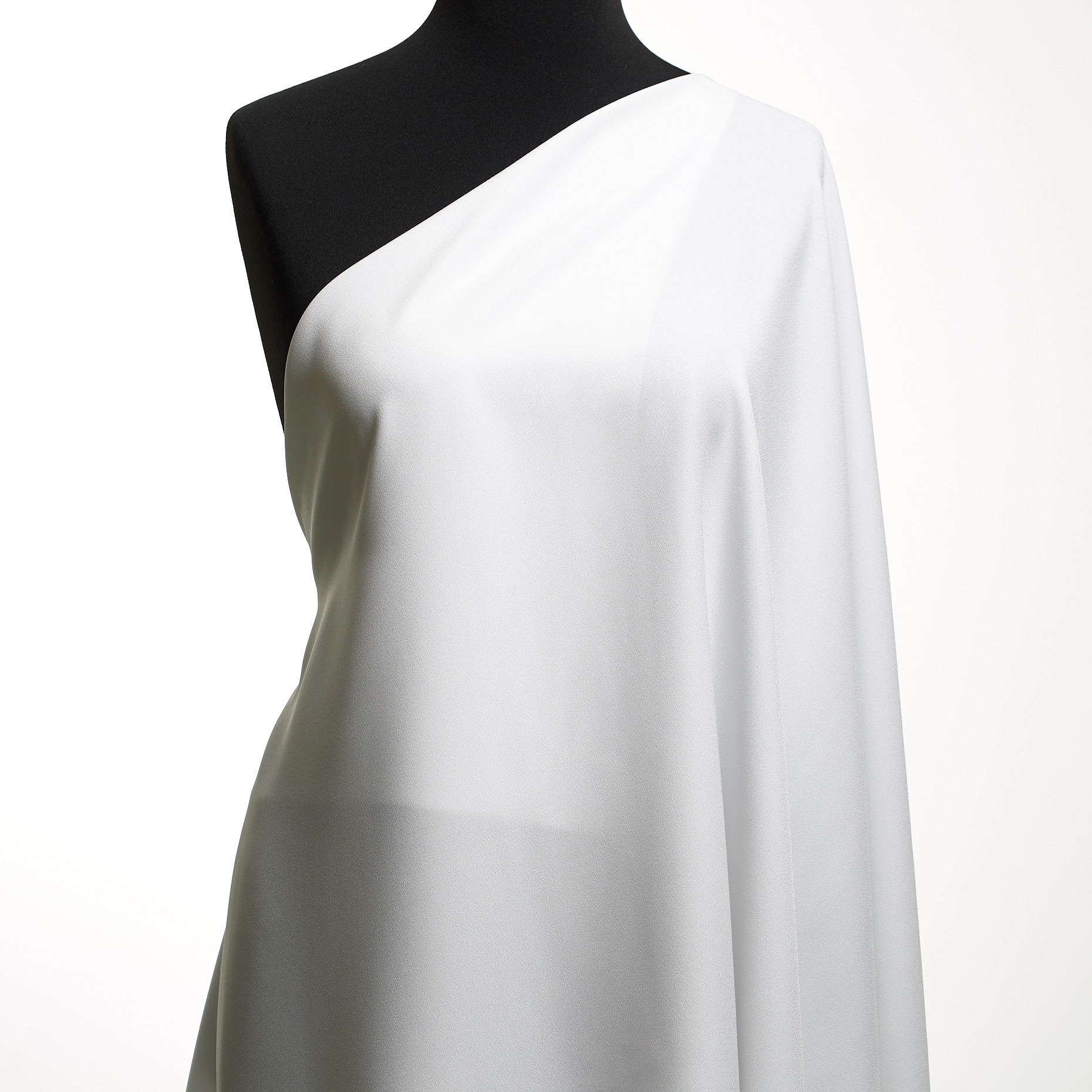 Satin, Viscose , Brilliant White