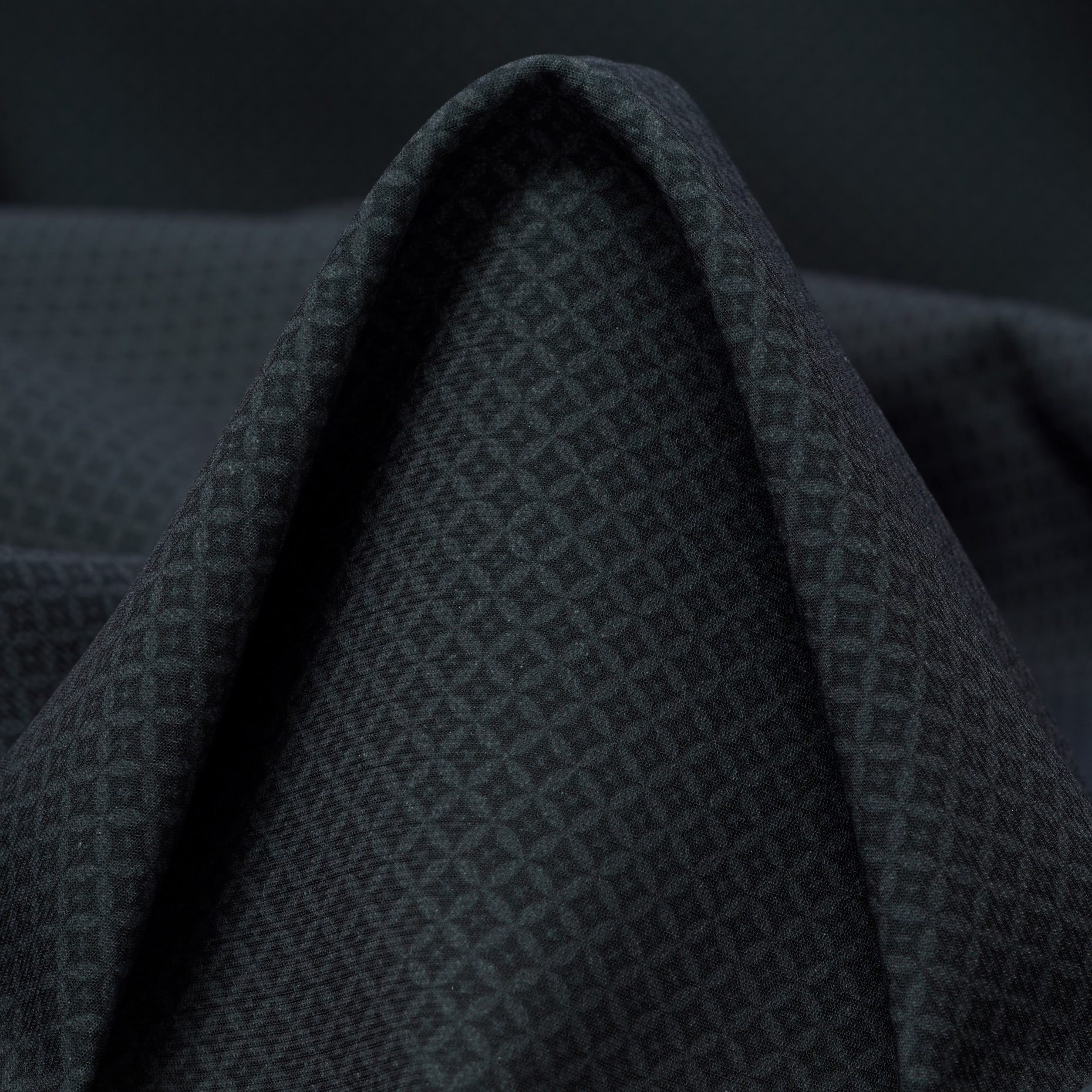 Techno Stretch, Viscosa, Stampato, Steel&Olive (F000036153)
