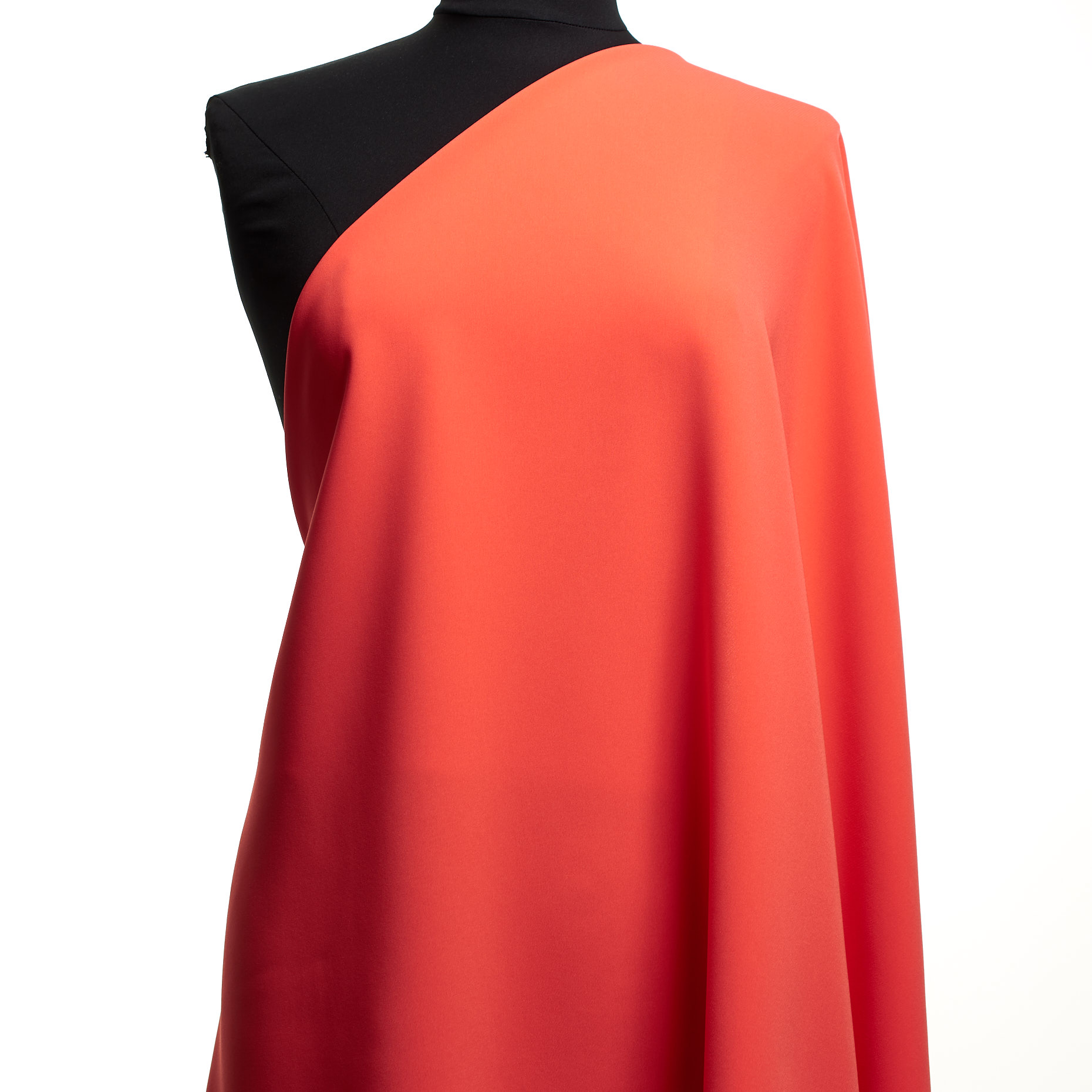 Crêpe, Triacetate, Coral
