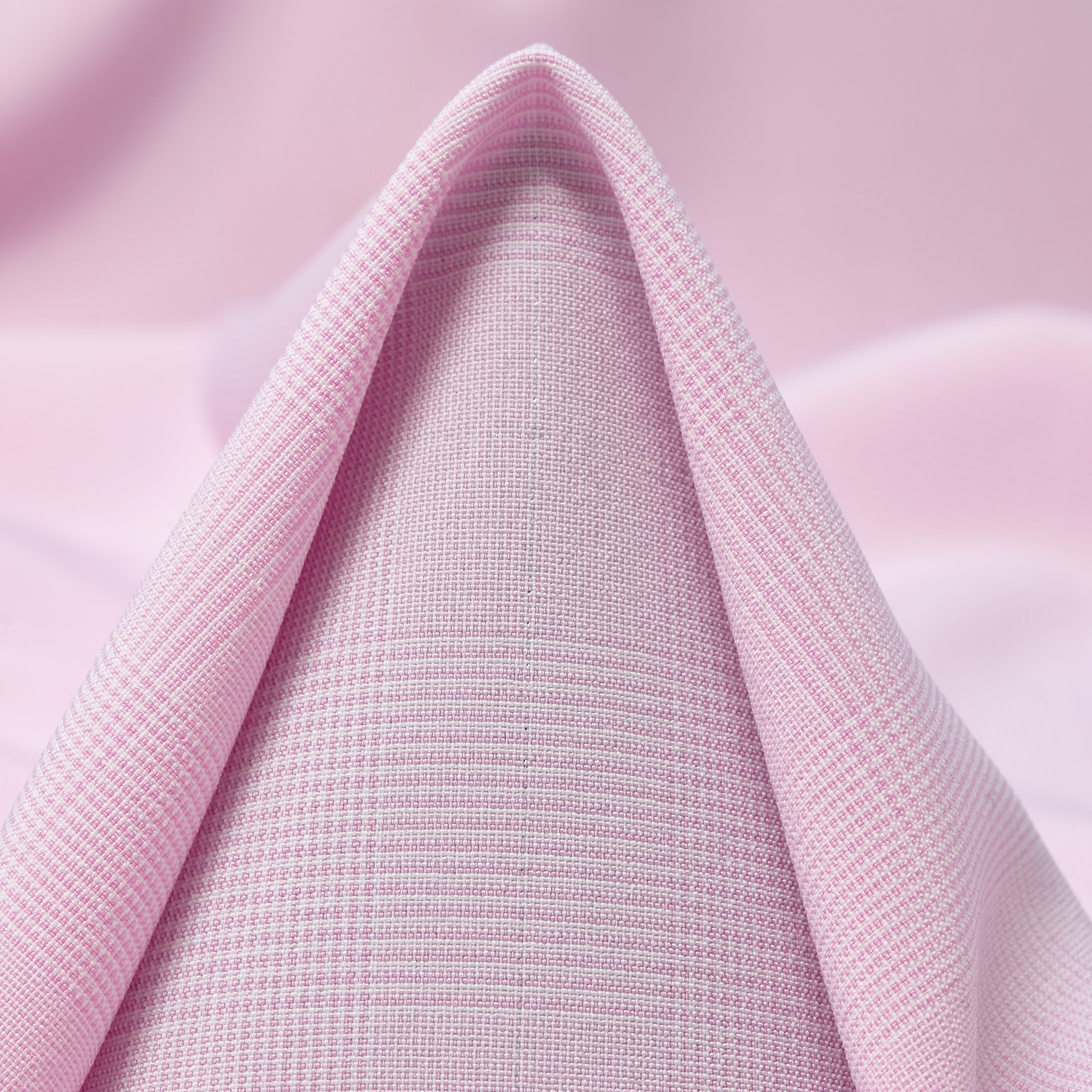 Crêpe, Check, Shimmering, Chalk Pink&Brilliant White