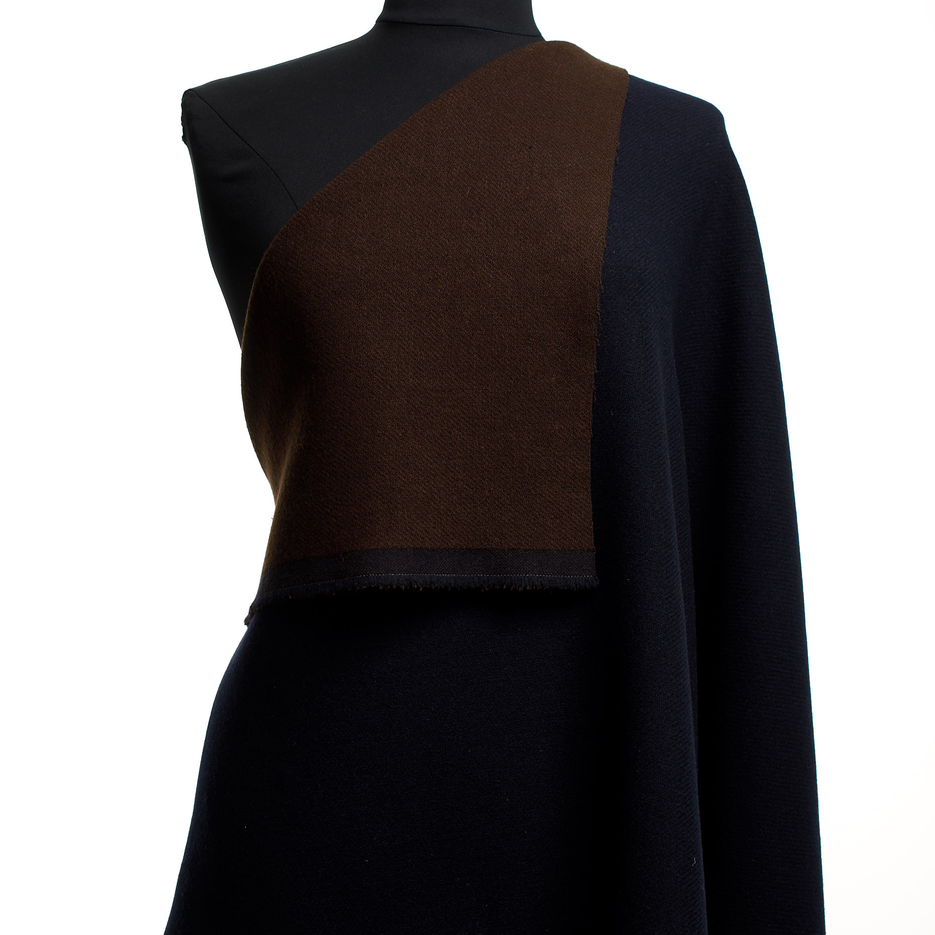 Double, Twill, Mieszanka wełny, Parisian Night&Hot Fudge
