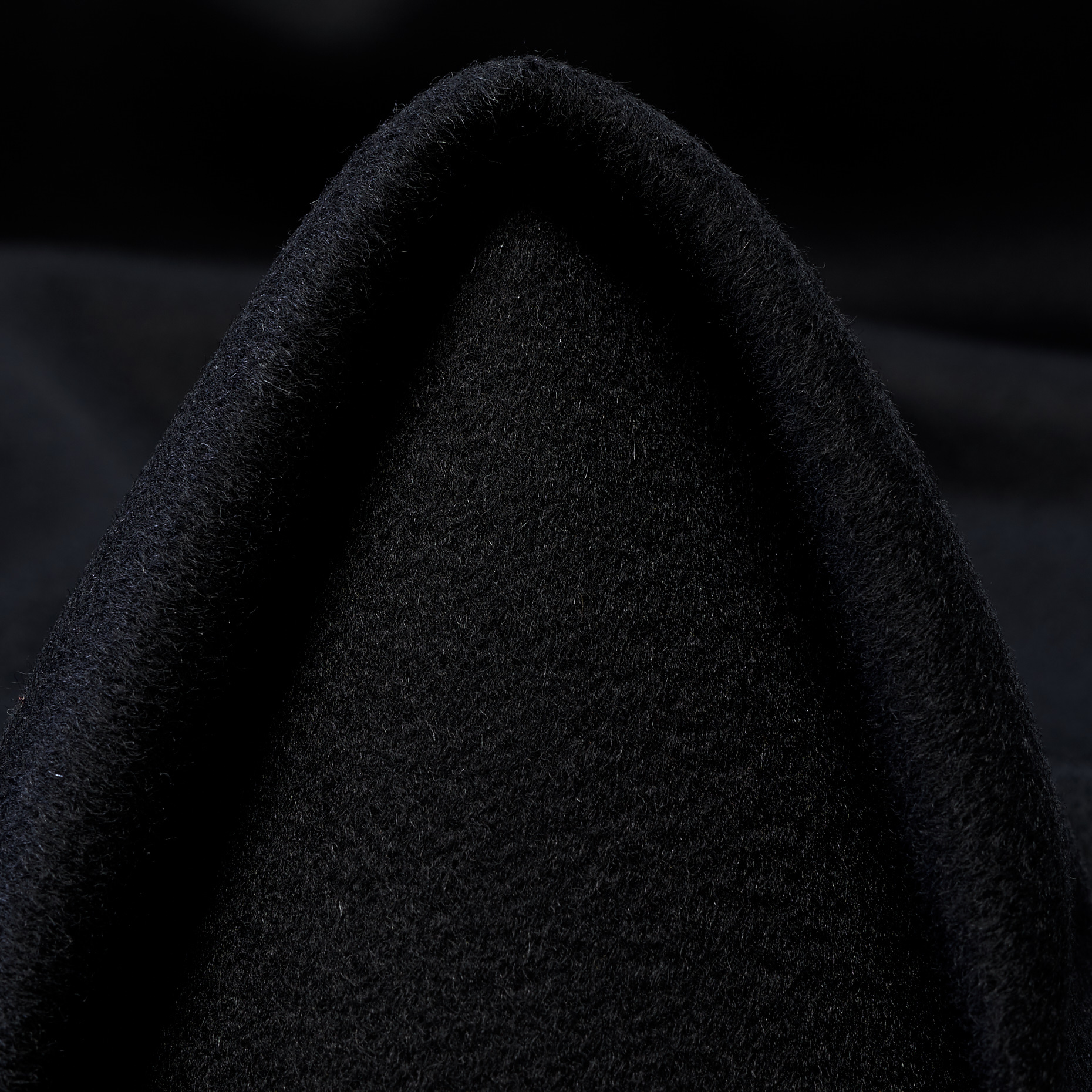 WOOL DRAP, VIRGIN WOOL, RAVEN BLACK (F000048278)